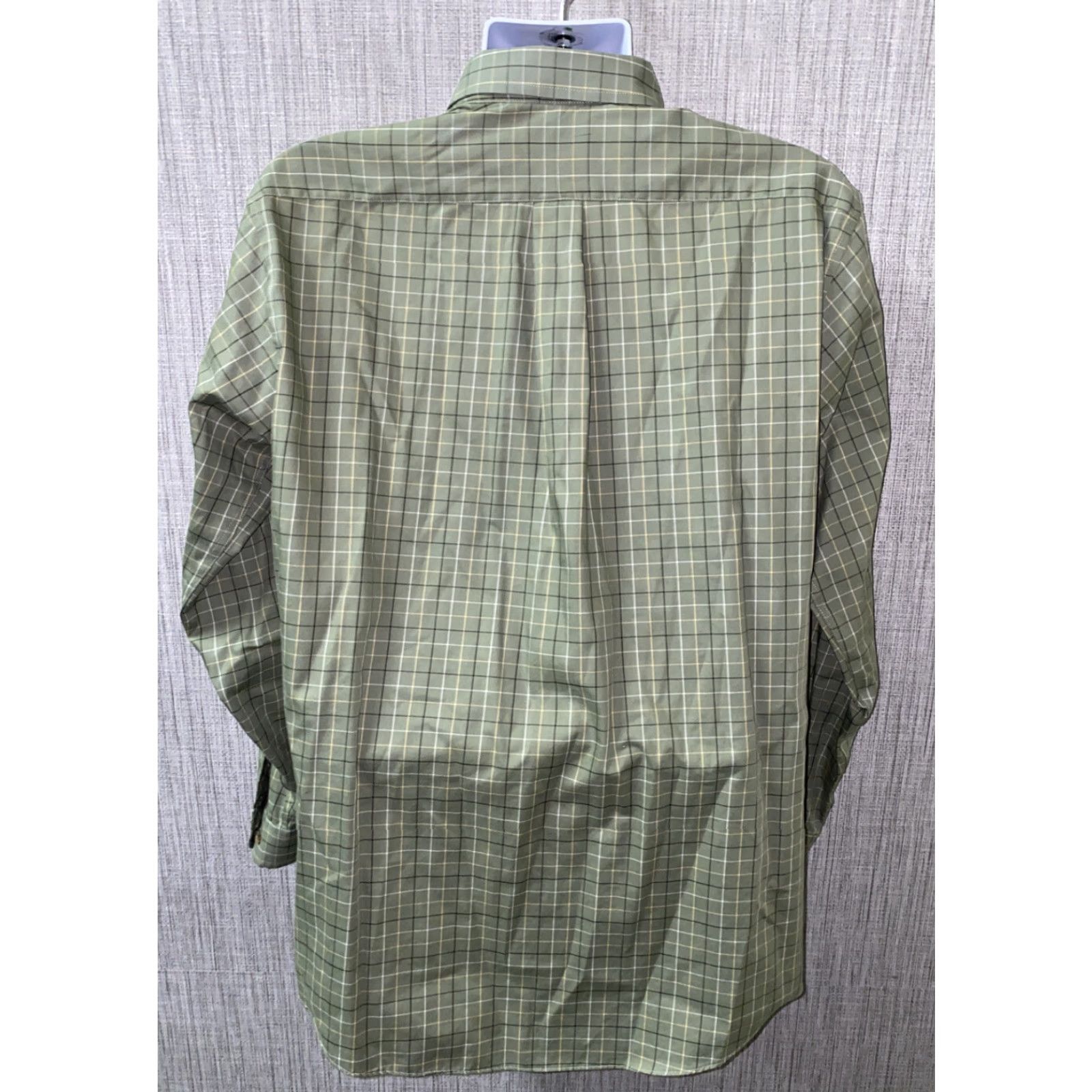 Vintage LL Bean Mens Green Wrinkle Resistant Long Sleeve Button Front Shirt Size L Size US L / EU 52-54 / 3 - 5 Thumbnail