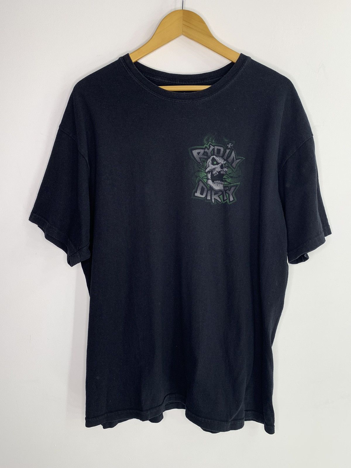 Liquid Blue × Vintage Liquid Blue 2006 Rydin Dirty T Shirt Size US XL / EU 56 / 4 - 2 Thumbnail