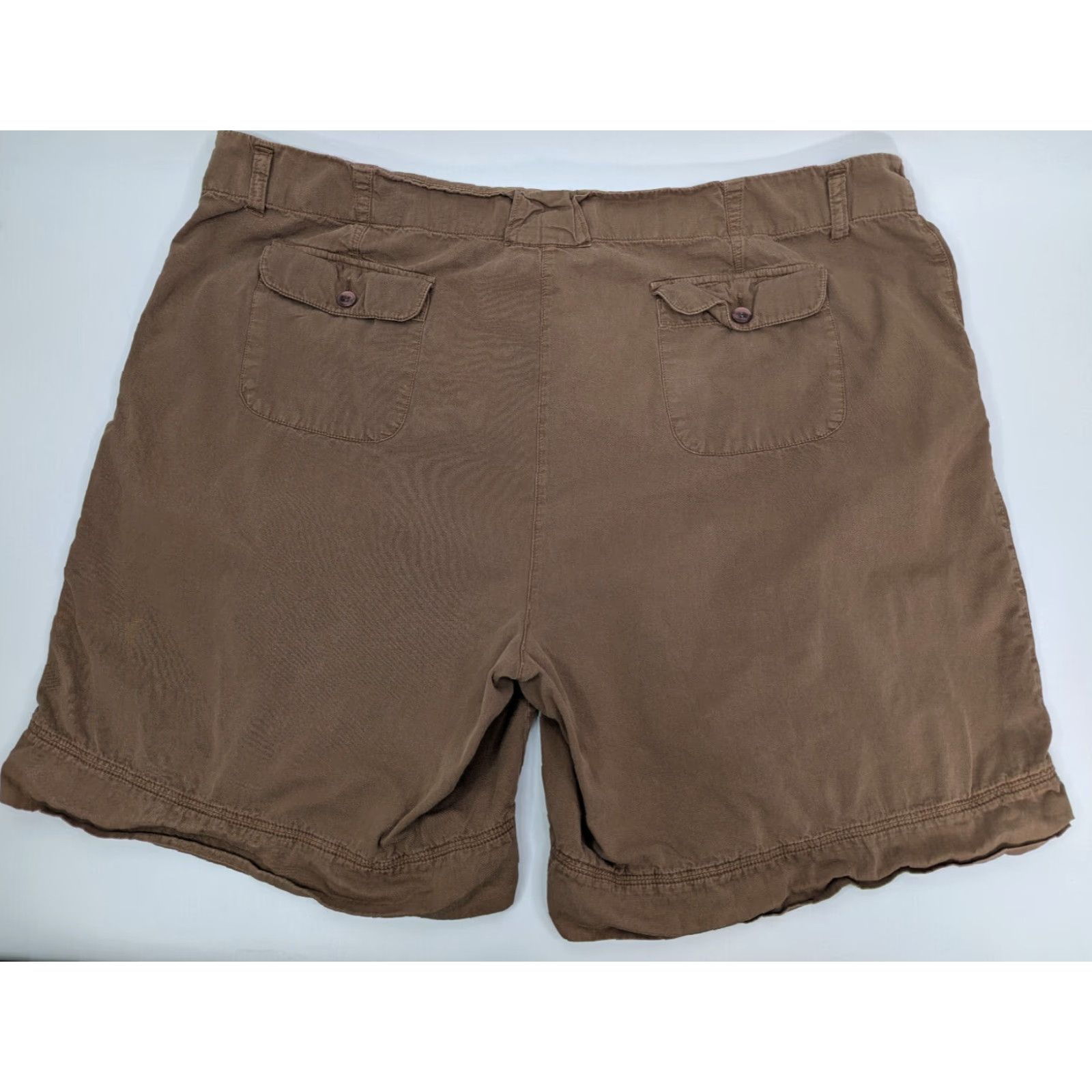 The Territory Ahead Territory Ahead Womens Shorts Bermuda Hiking 100% Cotton Brown Size 14 Wide Leg Casual Activewear Size 36" / US 14 / IT 50 - 2 Thumbnail