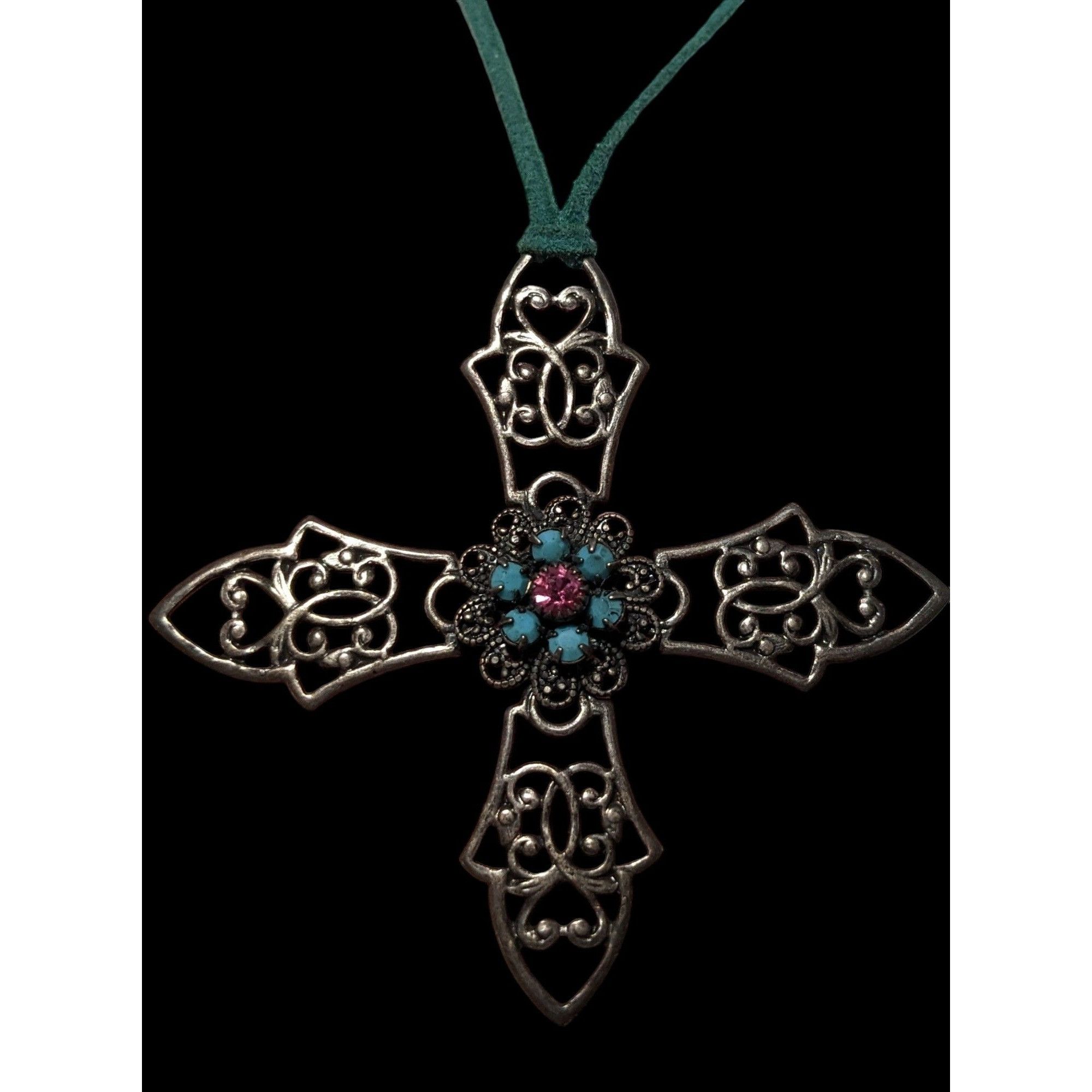 Express Express Retro Celtic Cross Pendant Necklace Size ONE SIZE - 2 Thumbnail