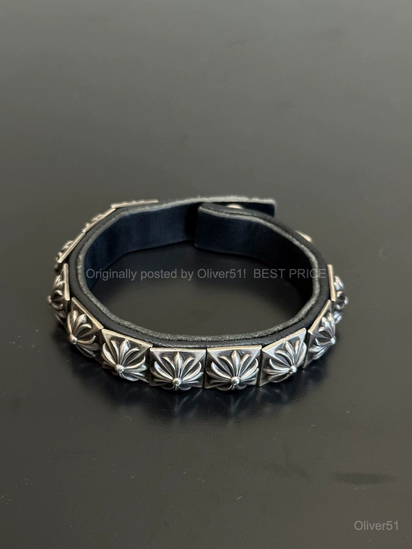 Chrome Hearts Chrome Hearts Full Cross Bracelet KKKK87/2610 Size ONE SIZE - 1 Thumbnail