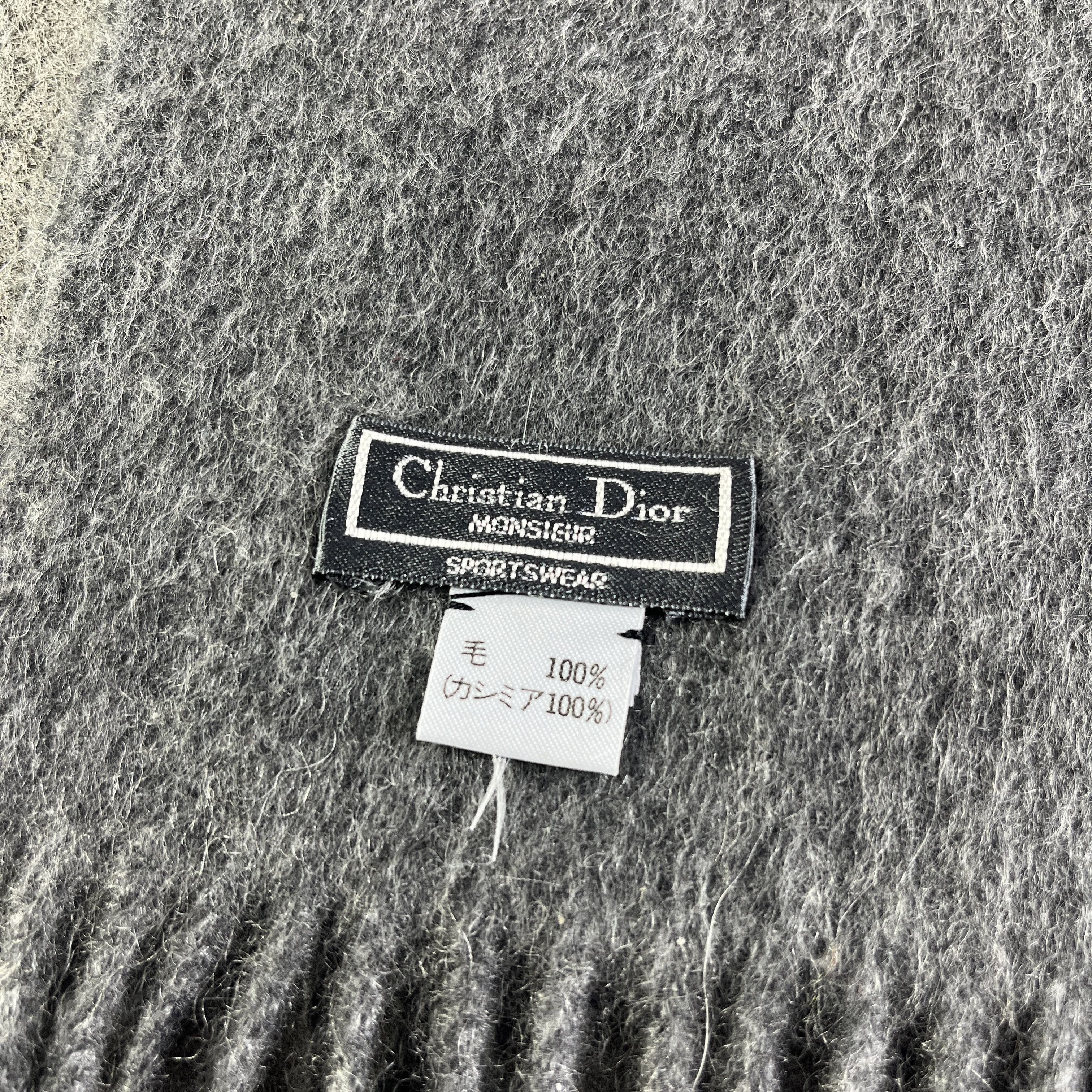Christian Dior Monsieur × Vintage Christian Dior Monsieur Scarf / Muffler / Neckwear T828 Size ONE SIZE - 7 Thumbnail