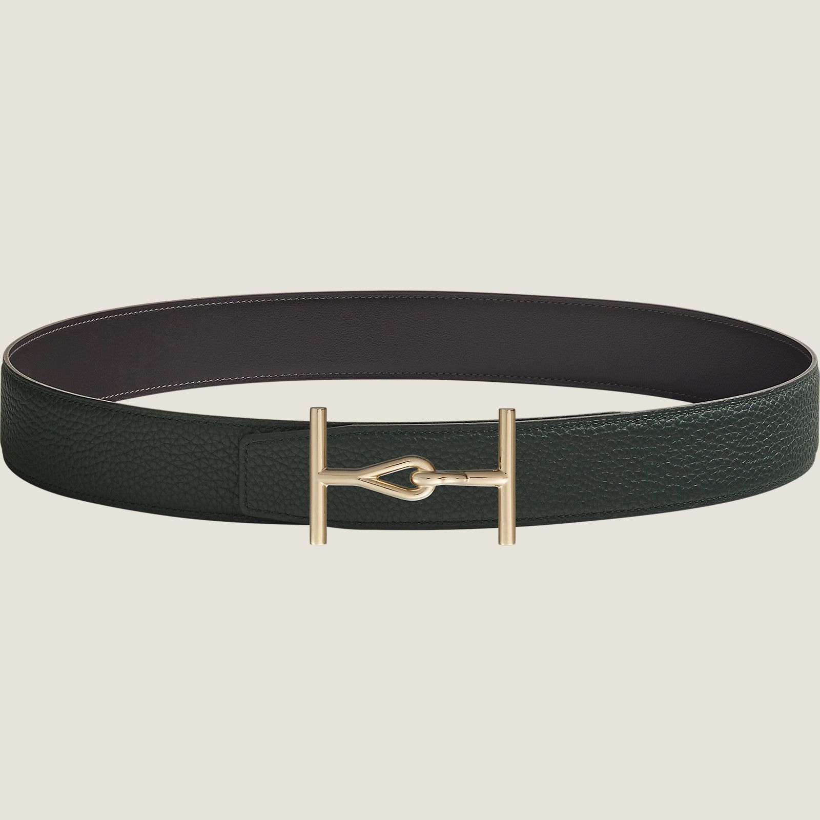 Hermes HERMES BELT LEATHER H LOGO REVESIBLE H077971CAGV080 Grailed