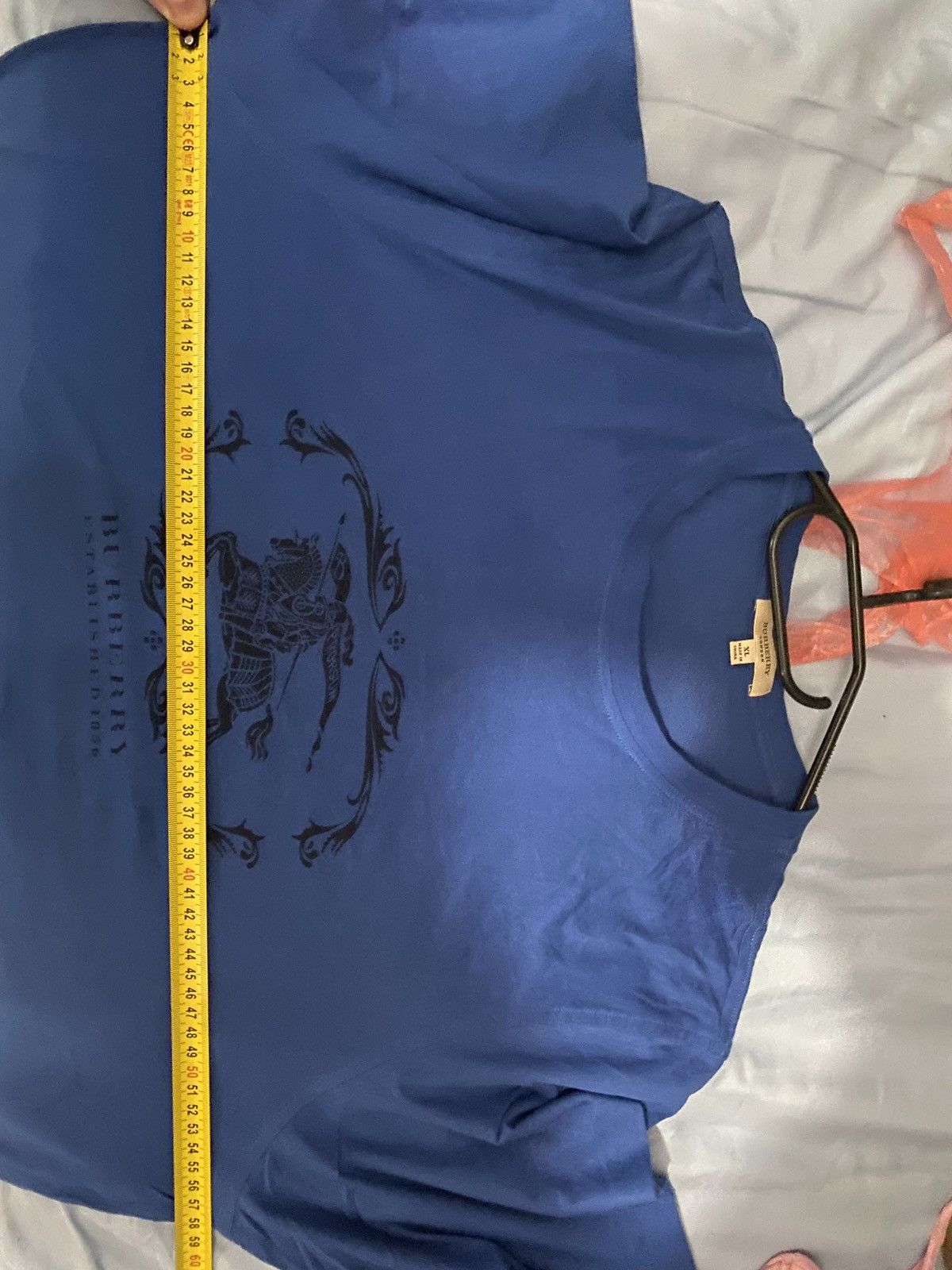 Burberry Burberry Luxury longsleeve big logo Size US XL / EU 56 / 4 - 11 Thumbnail