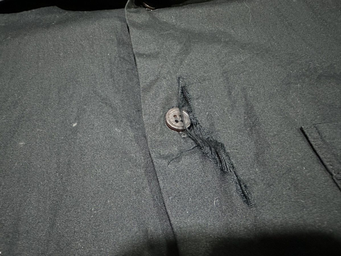 Issey Miyake 🔥Late 90s Vintage Issey Miyake Black Shirt Size US L / EU 52-54 / 3 - 10 Thumbnail