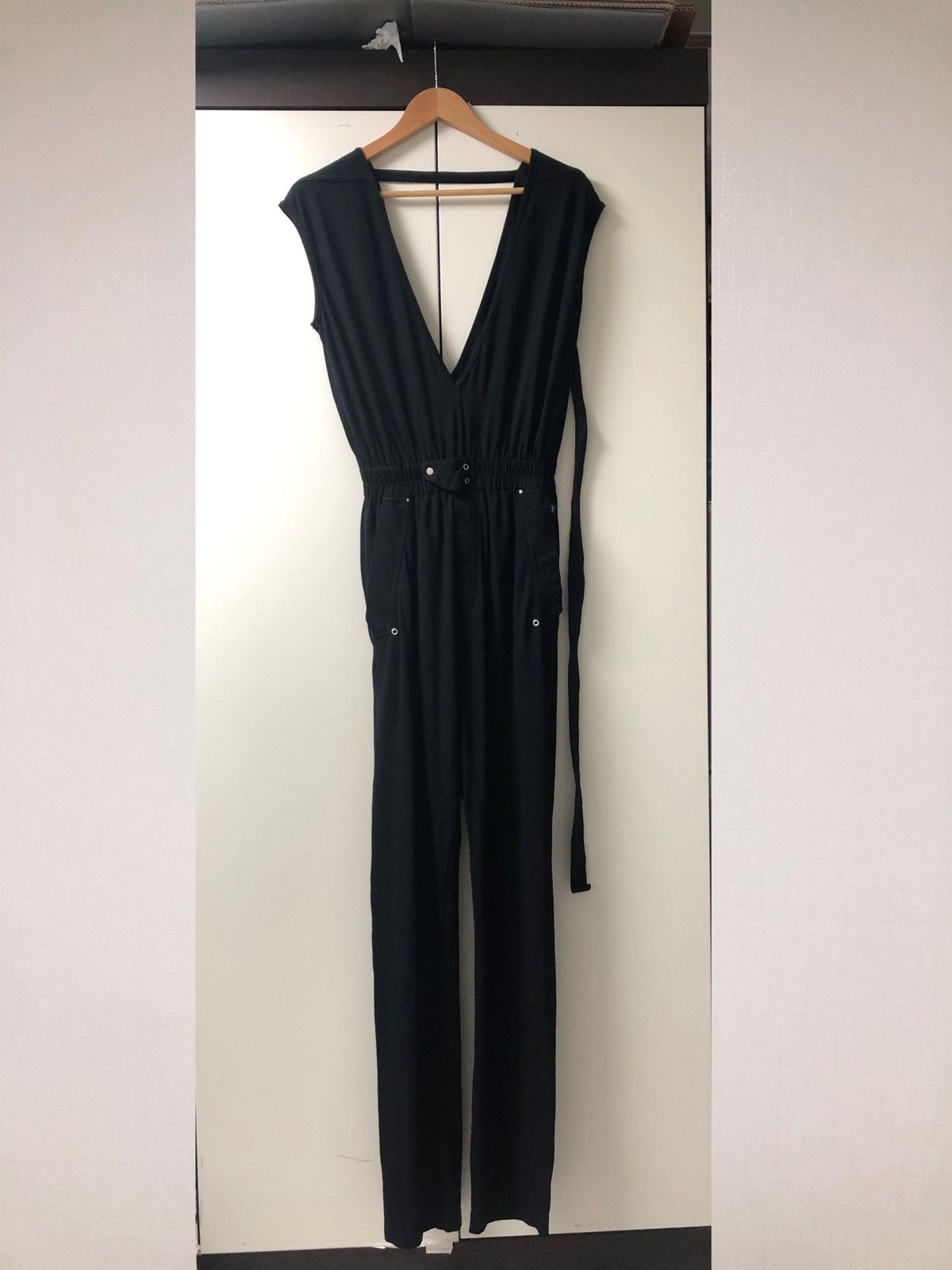 Rick Owens Drkshdw Rick Owens 21SS PHLEGETHON Drkshdw V Neck Bodybag Jumpsuit Size XS / US 0-2 / IT 36-38 - 2 Thumbnail
