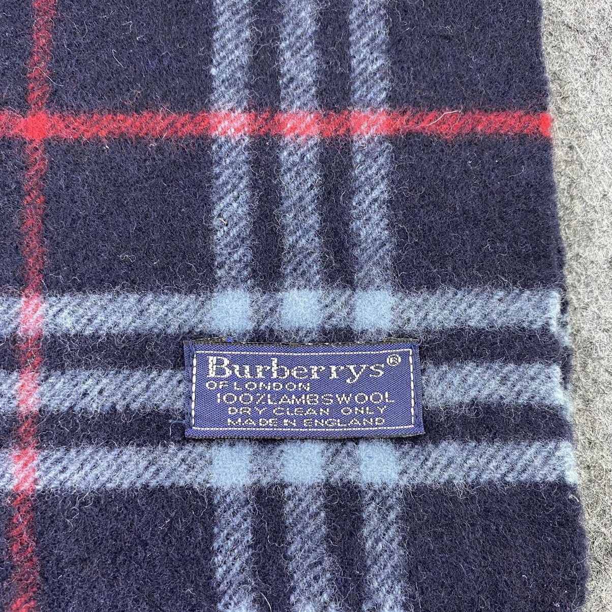 Burberry × Vintage Burberry Wool Scarf / Muffler / Neckwear-K007 Size ONE SIZE - 5 Thumbnail