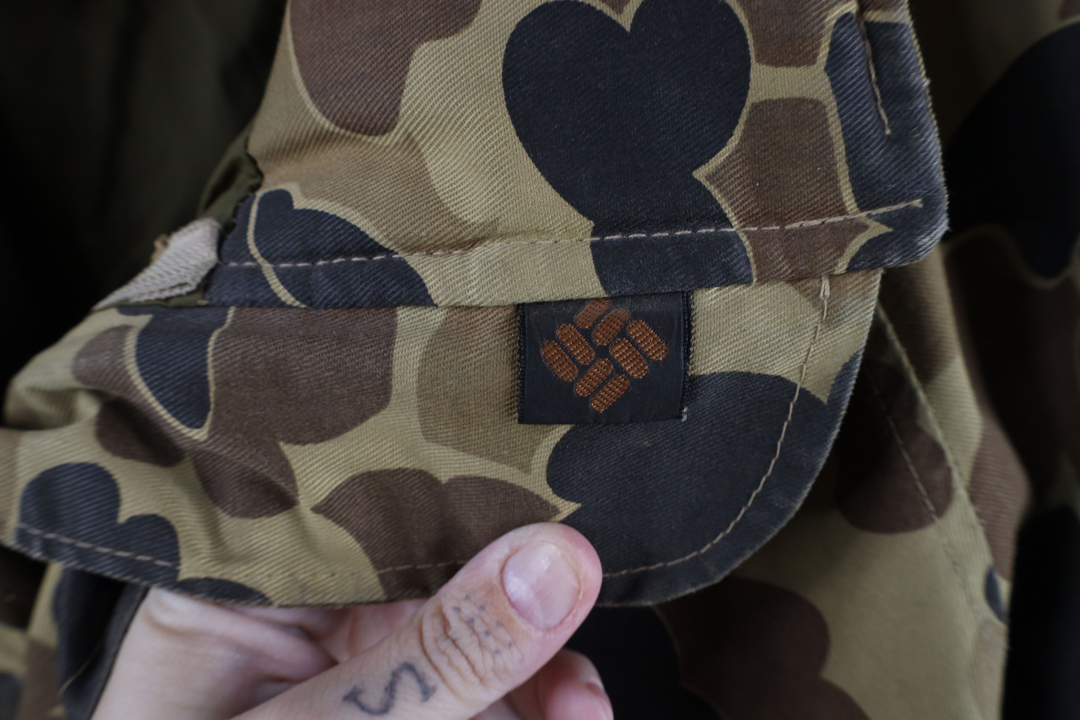 Columbia Vinage 80s Columbia Camouflage Hunting Parka Jacket USA Size US XL / EU 56 / 4 - 8 Thumbnail