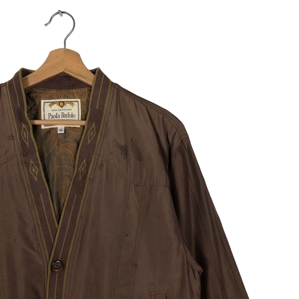 Japanese Brand 🔥90’s Vintage Cardigan Bomber Jacket Paola Rufola Size US M / EU 48-50 / 2 - 5 Thumbnail