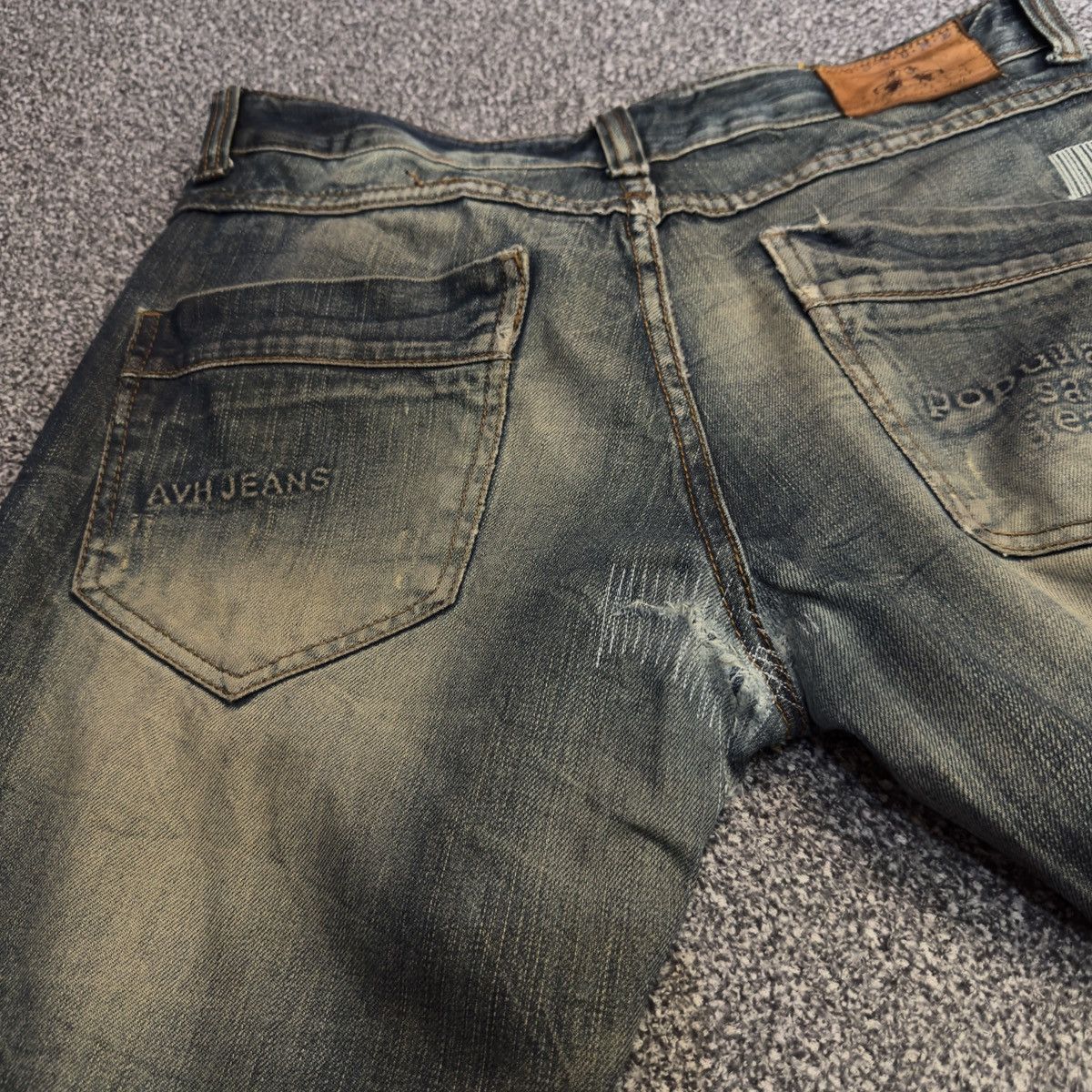 Denim & Co. Vintage 90s Distressed Rusty Denim AVH Custome Size US 32 / EU 48 - 9 Thumbnail