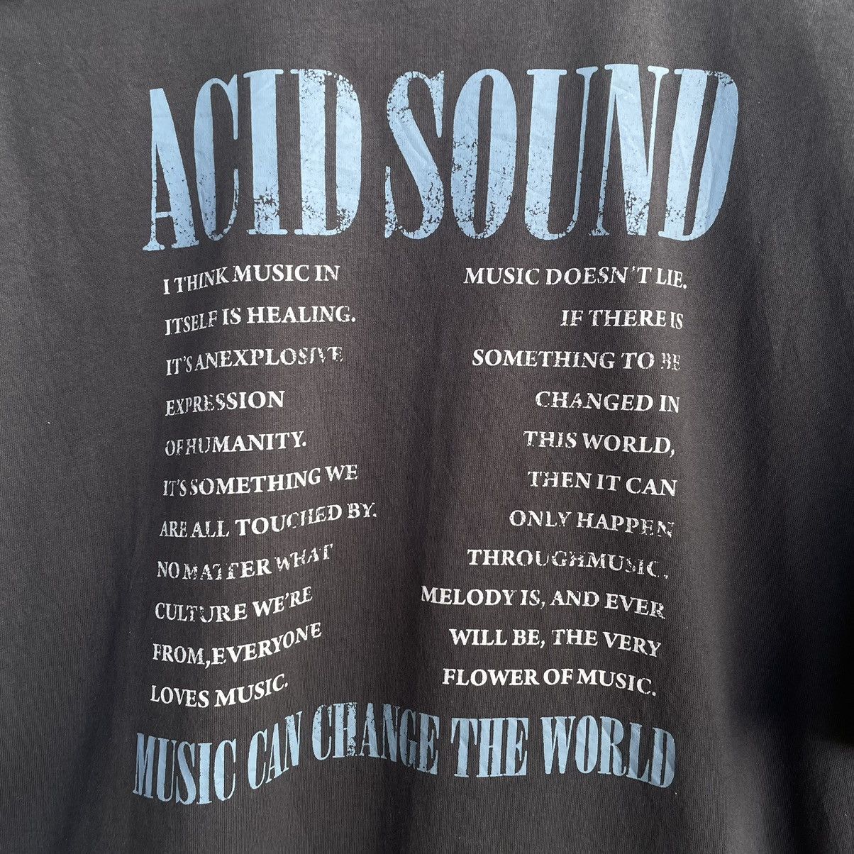 Band Tees × Japanese Brand Wego Acid Sound Oversized Band T Shirt Size US XL / EU 56 / 4 - 7 Thumbnail