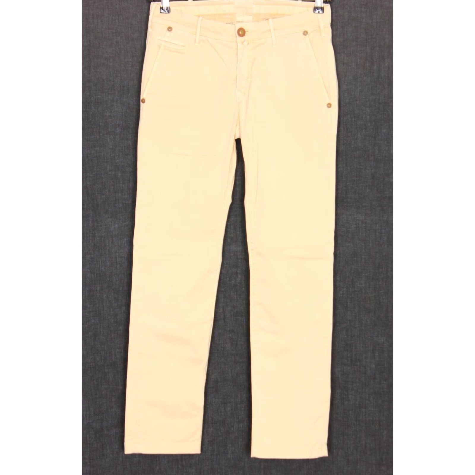 Jacob Cohen JACOB COHEN PRMJ Premium Limite Ed. Stretch Trousers Men W30 L30 DZ1022 - Beige Yellow Slim Casual Shirt/Trousers - 30x30 Men Size US 30 / EU 46 - 3 Thumbnail