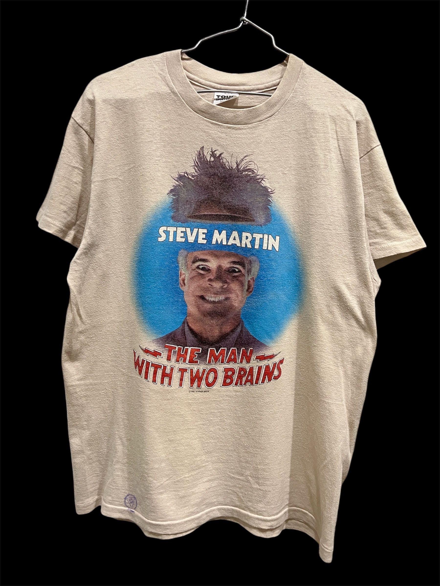 Expert Horror Vtg 80s Steve Martin The Man with Two Brains comedy Movie Size US XL / EU 56 / 4 - 1 Thumbnail
