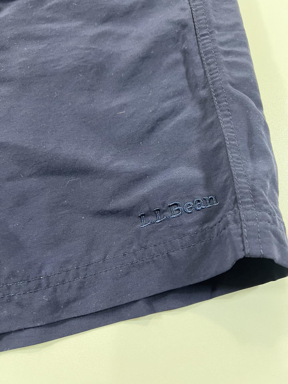 L.L. Bean L.L.Bean Navy Blue Men's Swim Shorts with Drawstring Waist Size US 32 / EU 48 - 2 Thumbnail