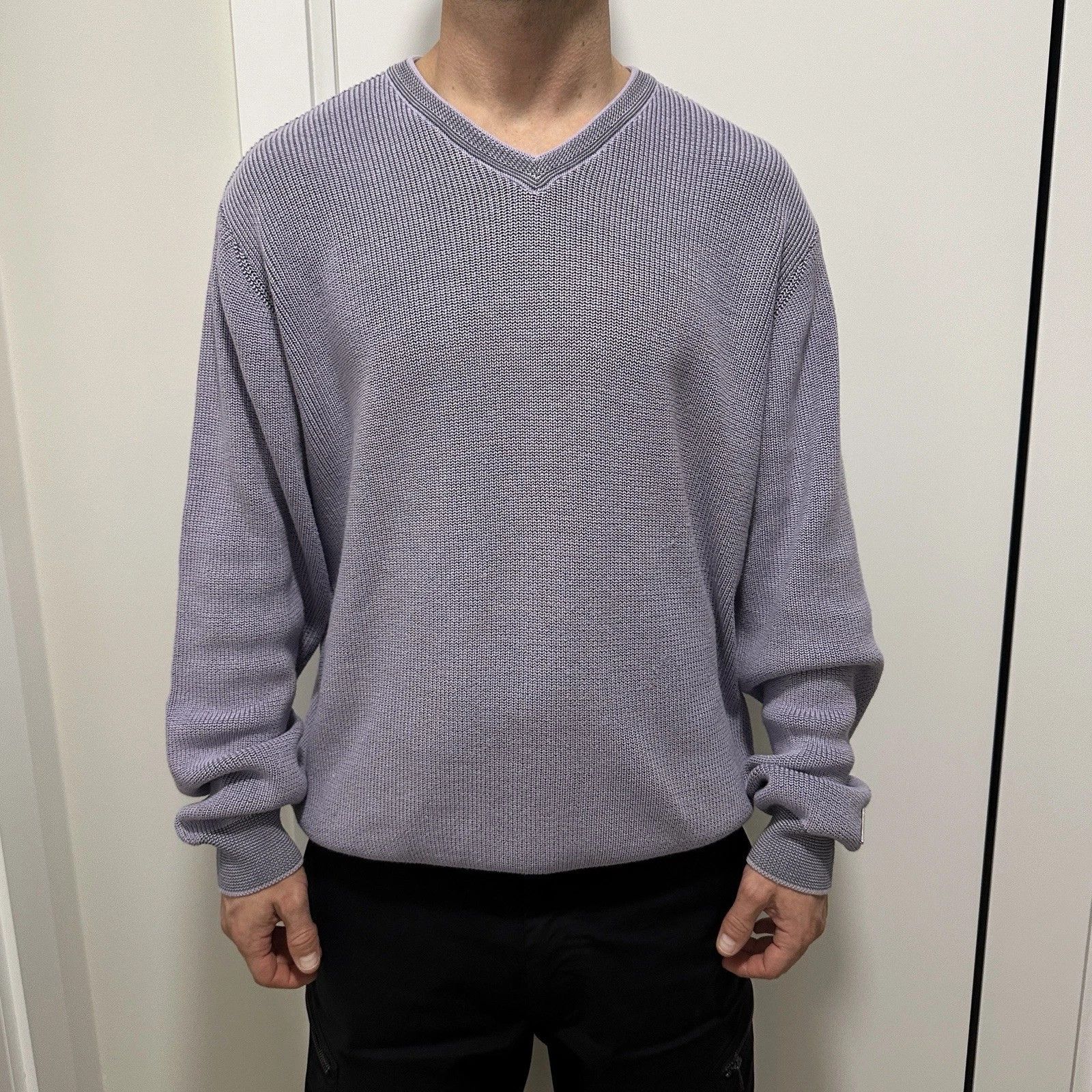 Carlo Colucci Carlo Colucci Mens Sweater Modern Cut Knit Size US L / EU 52-54 / 3 - 1 Thumbnail