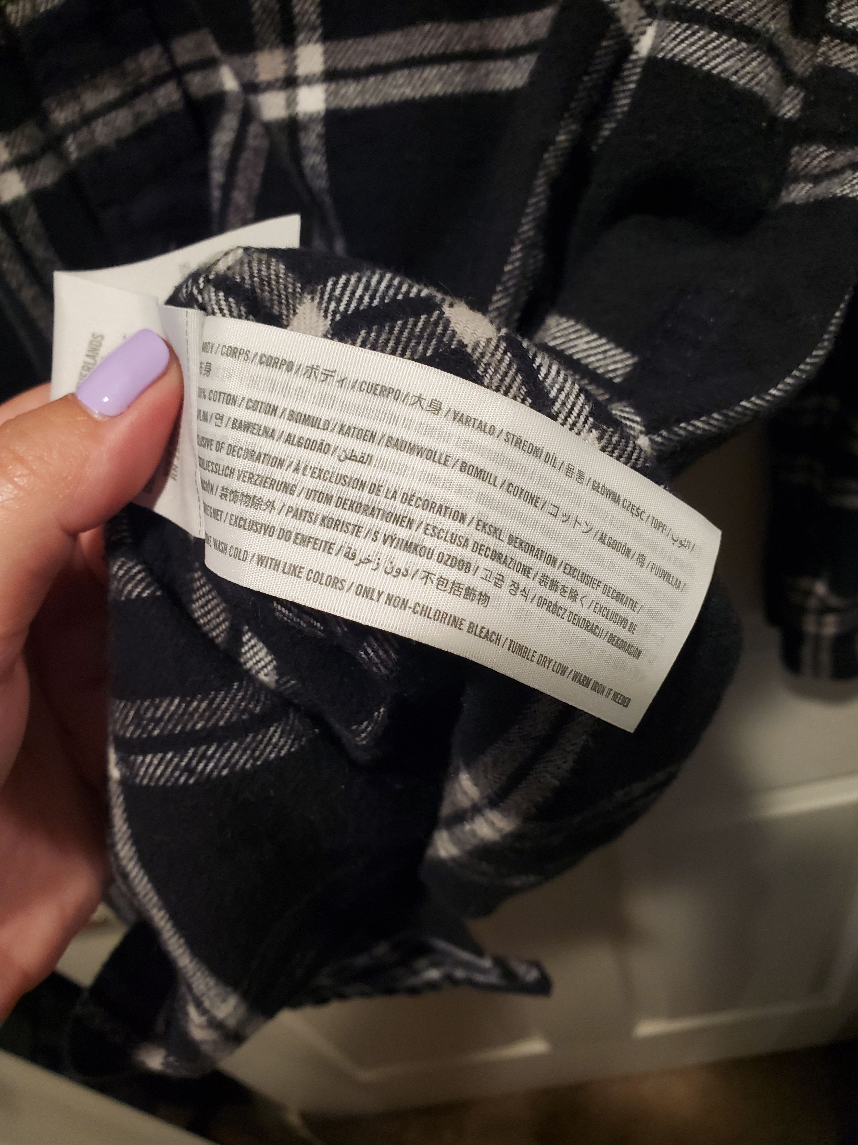 Hollister Black + White Hollister Flannel-size S Size US S / EU 44-46 / 1 - 3 Thumbnail