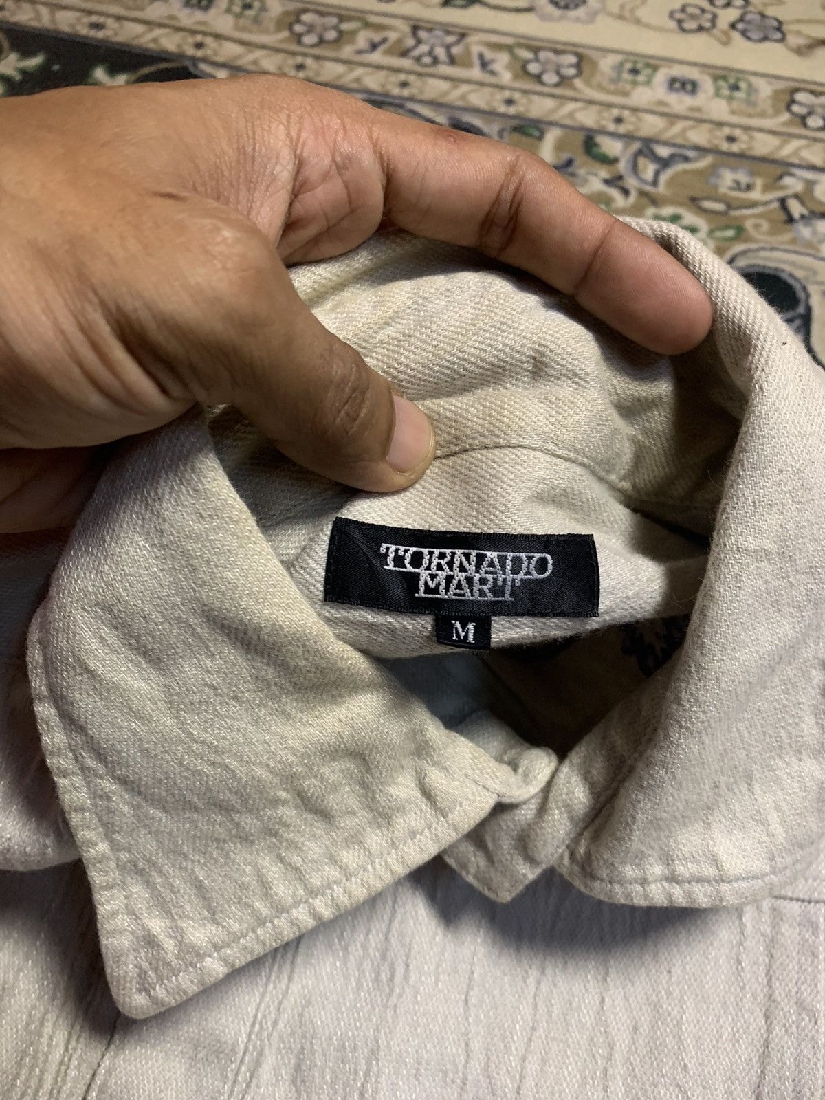 Japanese Brand × Tornado Mart 90s TORNADO MART EMBROIDERED LOGO BUTTON UP SHIRT Size US M / EU 48-50 / 2 - 6 Thumbnail