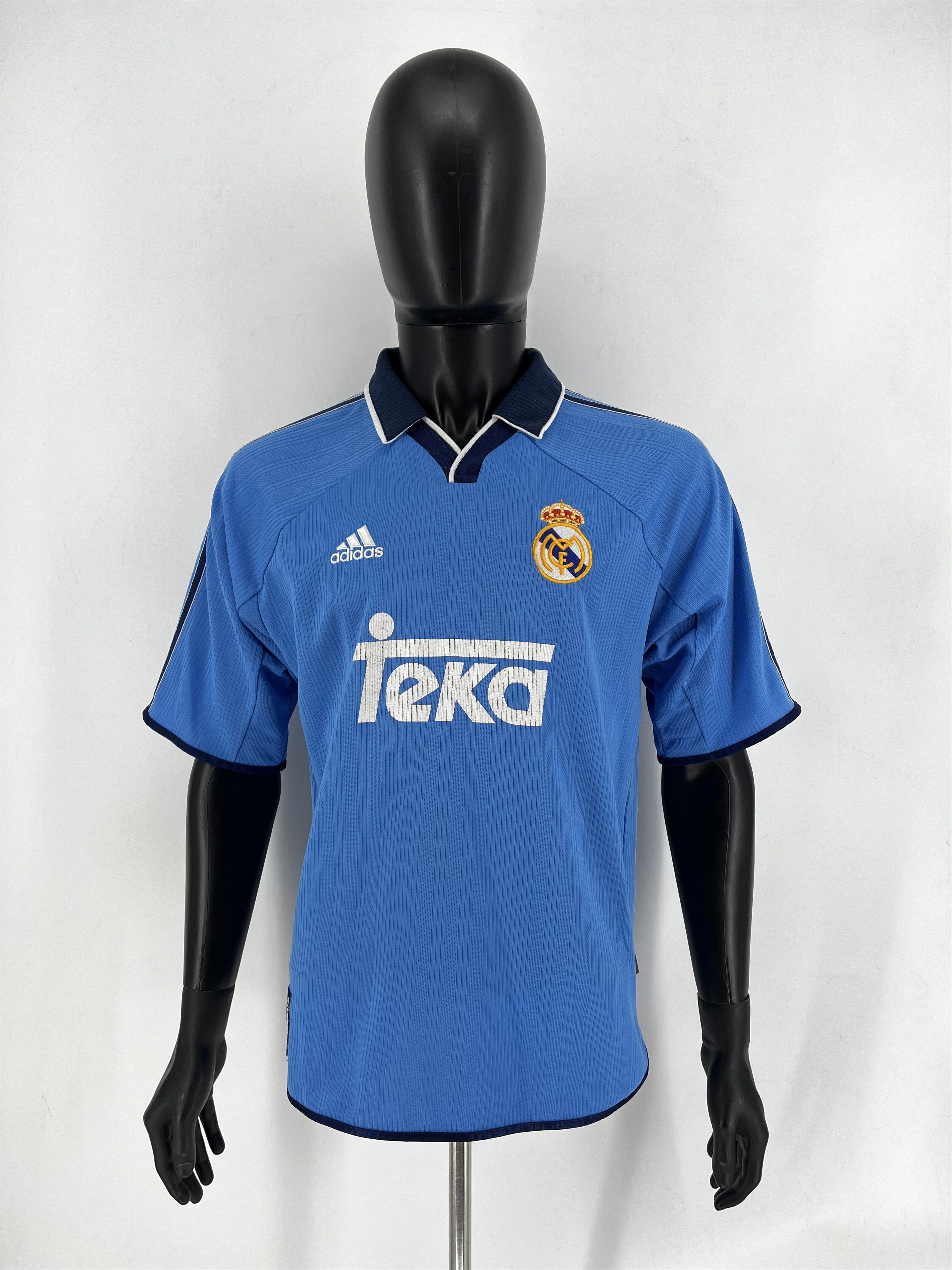 Adidas Vintage Real Madrid Raúl 7 Jersey – 1997/98 Adidas Teka Kit” Size US M / EU 48-50 / 2 - 3 Thumbnail