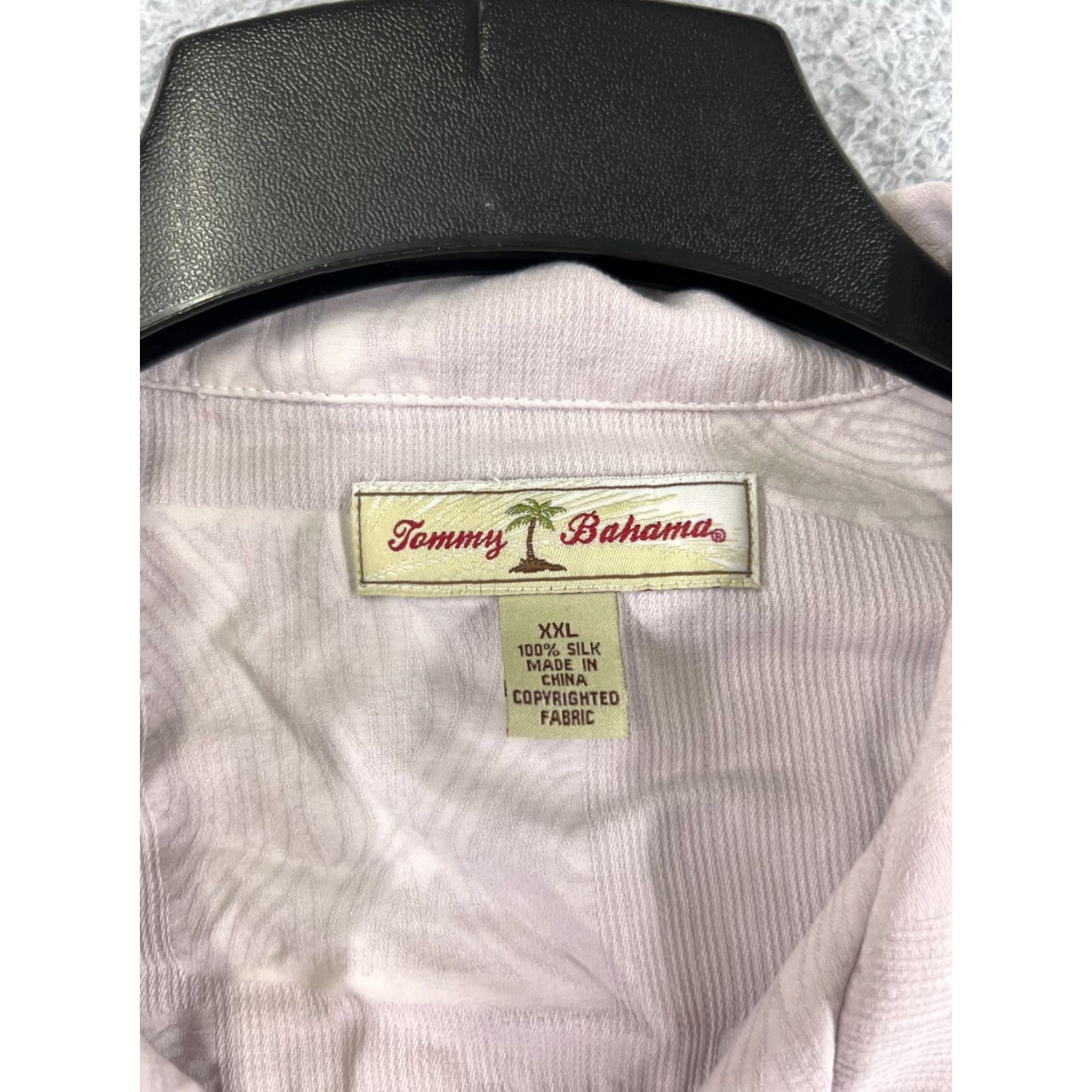 Tommy Bahama Tommy Bahama Shirt Mens 2XL Pink Palm Tile Pattern Button Up Hawaiian Silk Size US XXL / EU 58 / 5 - 3 Thumbnail