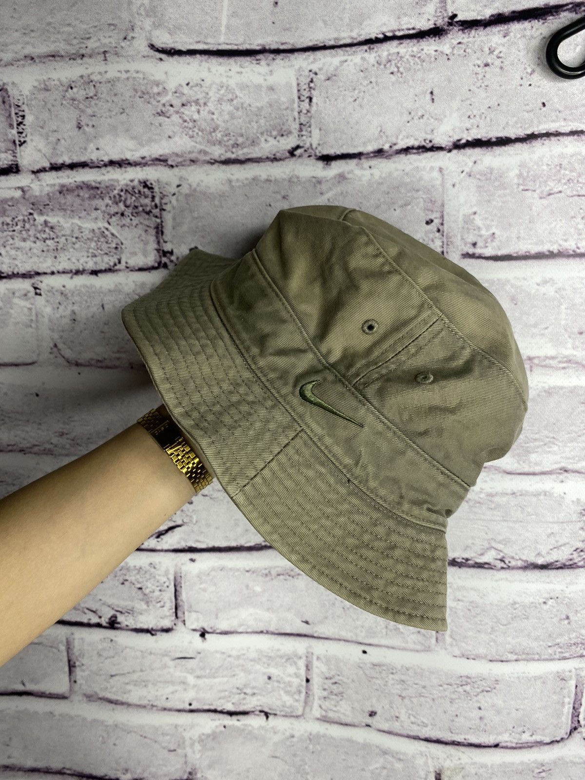 Nike Men's vintage panama cap Nike streetwear 90s y2k hype Size ONE SIZE - 1 Thumbnail