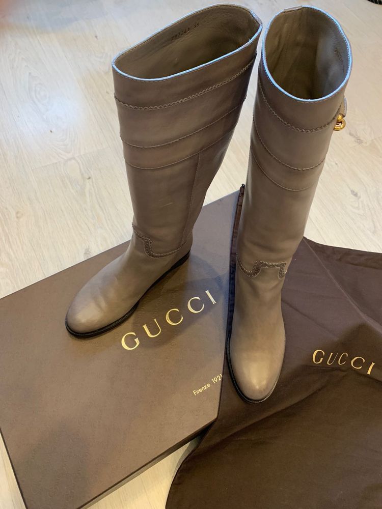 Gucci Gucci Leather Boots Size US 6 / IT 36 - 2 Thumbnail