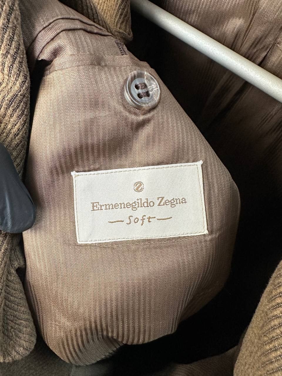 Ermenegildo Zegna RRP 1600$ Ermenegildo Zegna Soft Herringbone Blazer Size 52R - 11 Thumbnail
