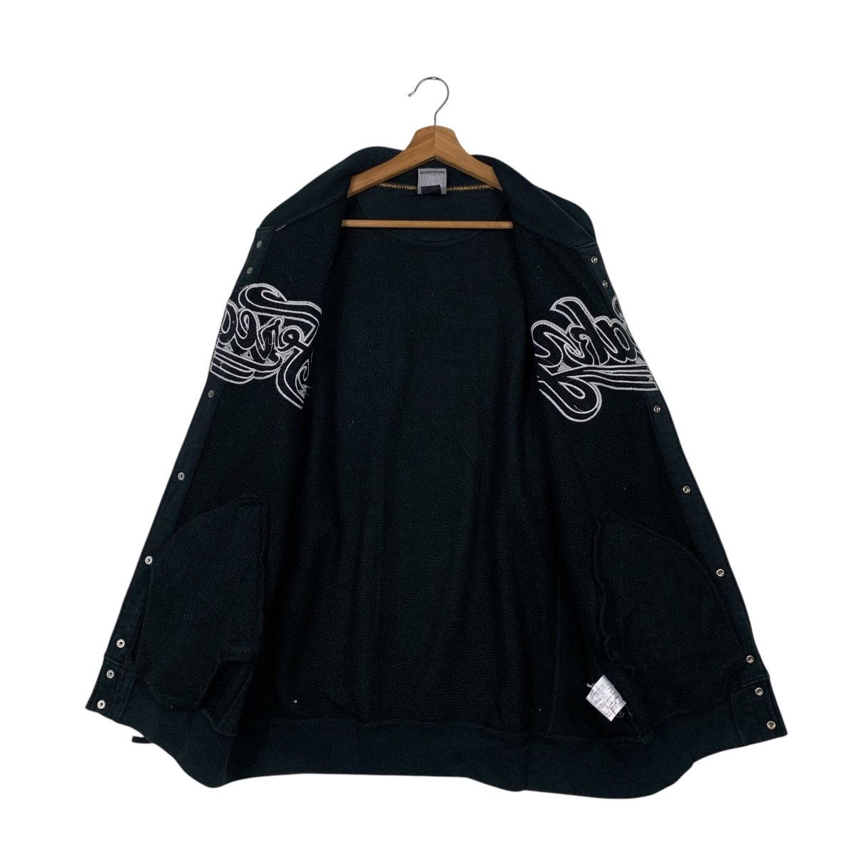 Japanese Brand FREAKY Spellout Big Logo Varsity Jacket #2064-C90 Size US L / EU 52-54 / 3 - 11 Thumbnail