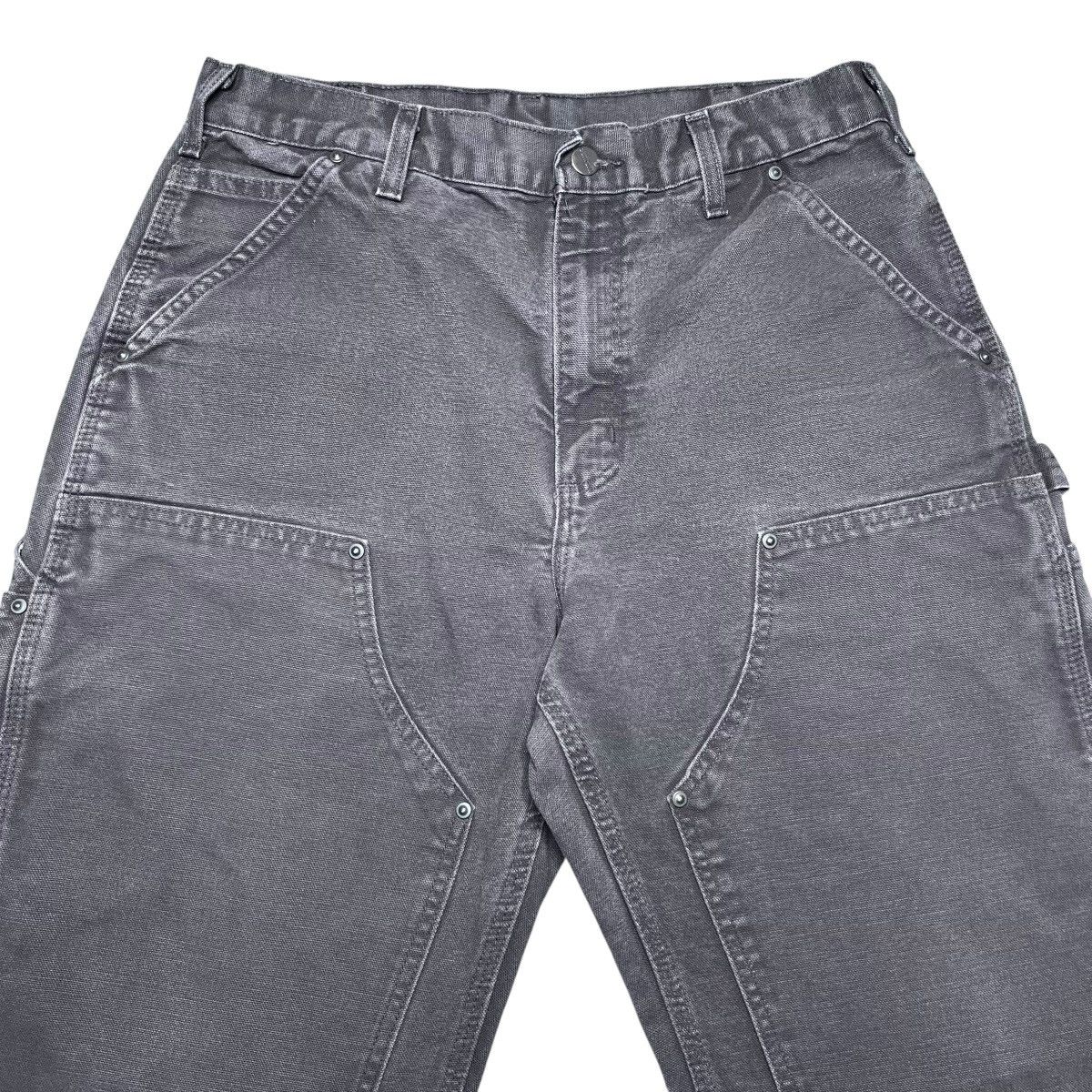Carhartt Vintage Carhartt B136 DKB Double Knee Brown Canvas Pants Size US 31 - 11 Thumbnail