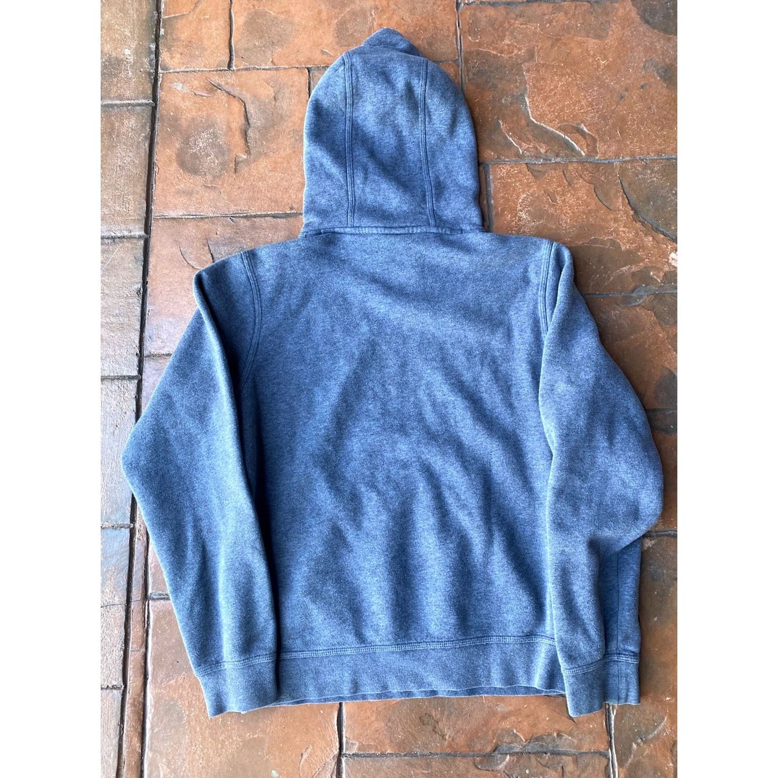 Nike VINTAGE Nike Swoosh Embroidered Hoodie Sweatshirt Small Gray Mens Pullover Hooded Size US S / EU 44-46 / 1 - 3 Thumbnail