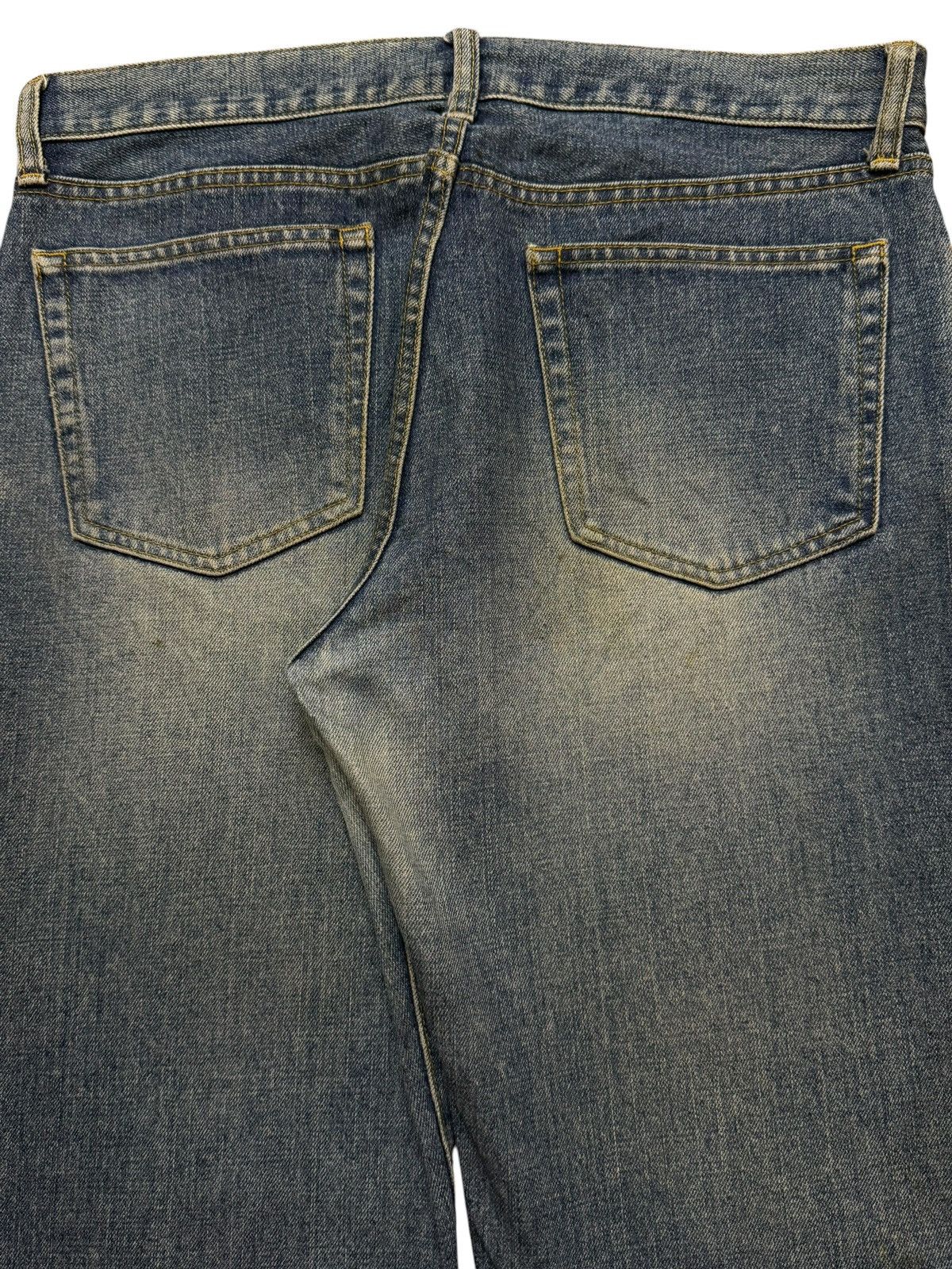 Uniqlo Vintage Y2K Japanese Uniqlo Blue Faded Wash Regular Loose Size US 34 / EU 50 - 5 Thumbnail