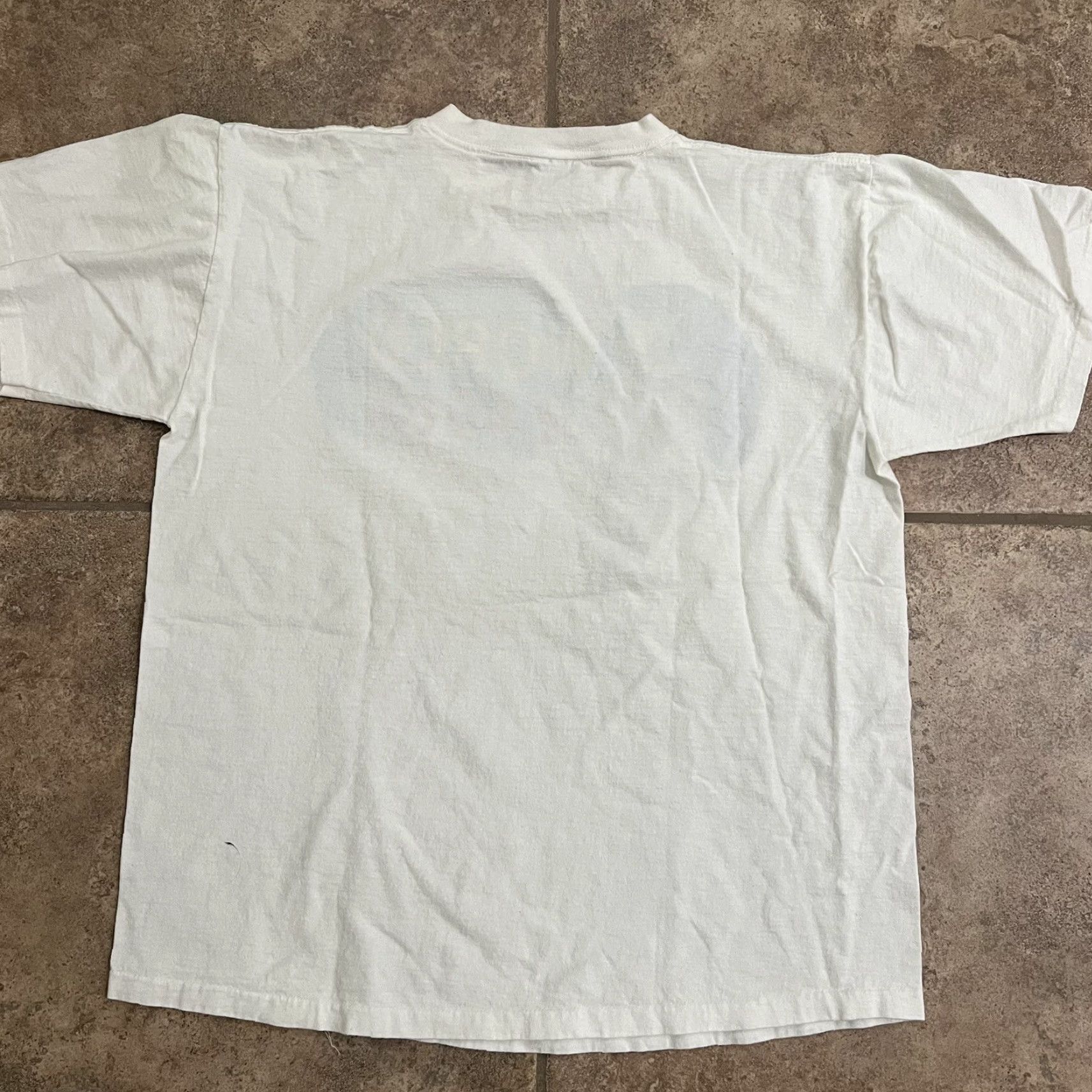 Vintage VINTAGE Single Stitch World Football League Kickoff T-Shirt Mens Size L White 90s Mens Size US L / EU 52-54 / 3 - 4 Thumbnail