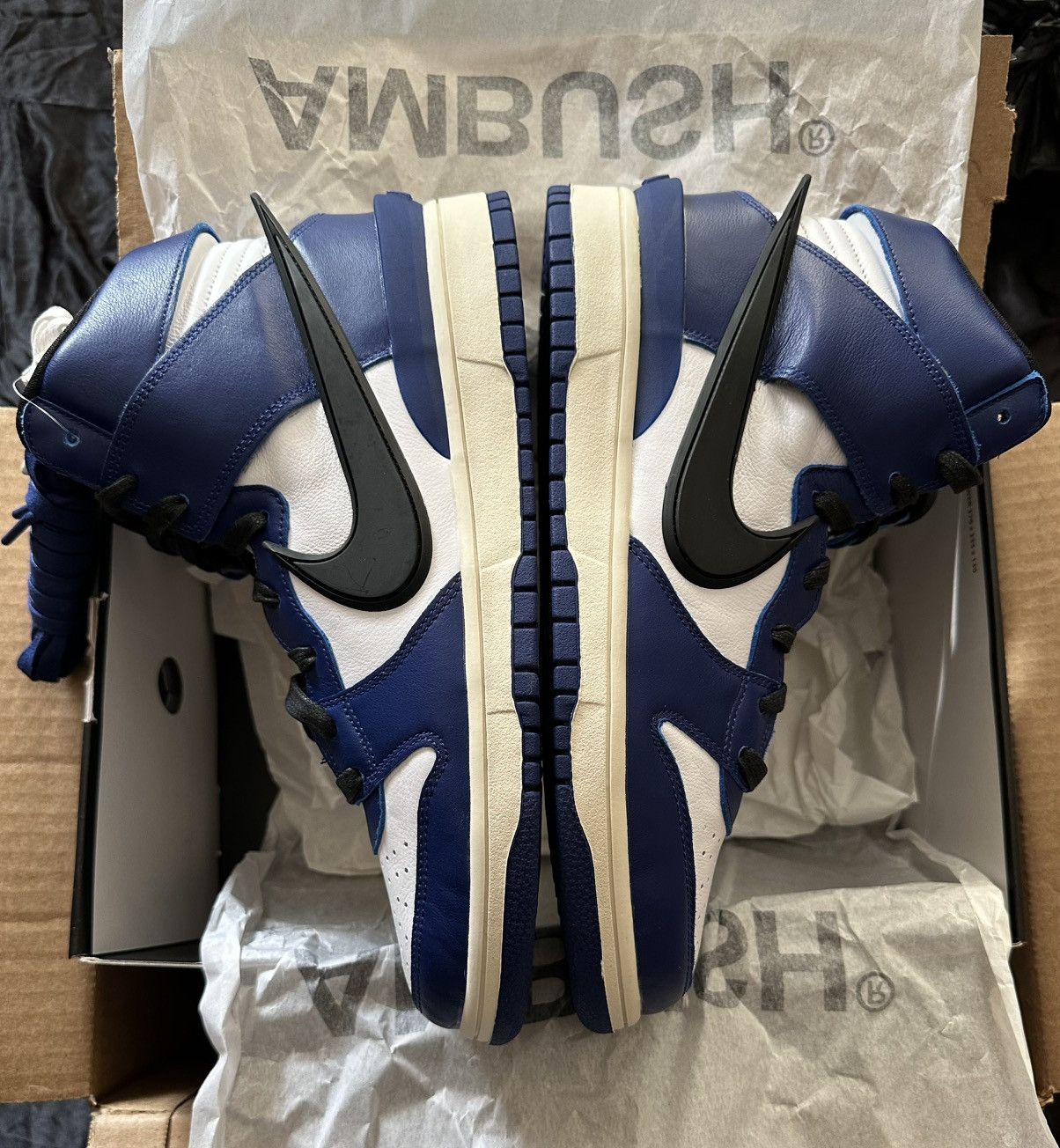 Ambush Design × Nike Nike Dunk High Ambush Blue Deep Royal Size US 11.5 / EU 44-45 - 6 Thumbnail