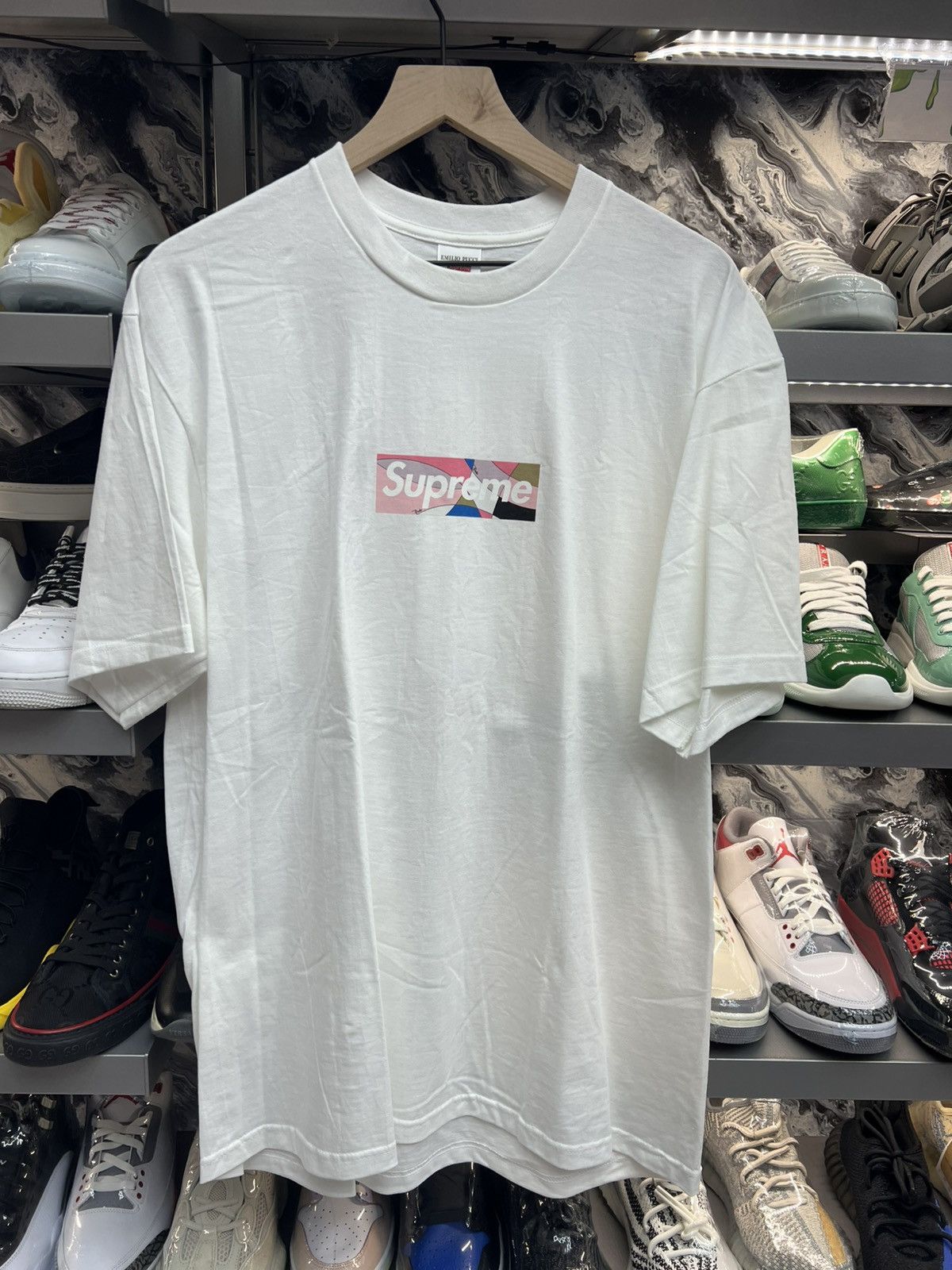 Supreme Supreme Emilio Pucci Box Logo Tee Size US L / EU 52-54 / 3 - 1 Thumbnail