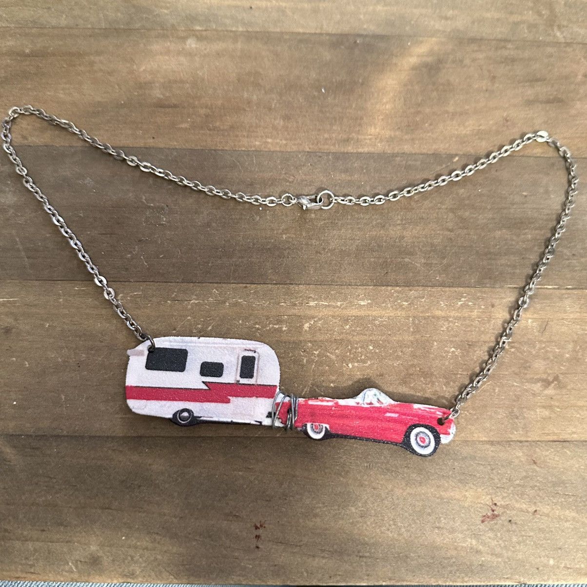 Other Glamping car and trailer necklace Size ONE SIZE - 4 Thumbnail