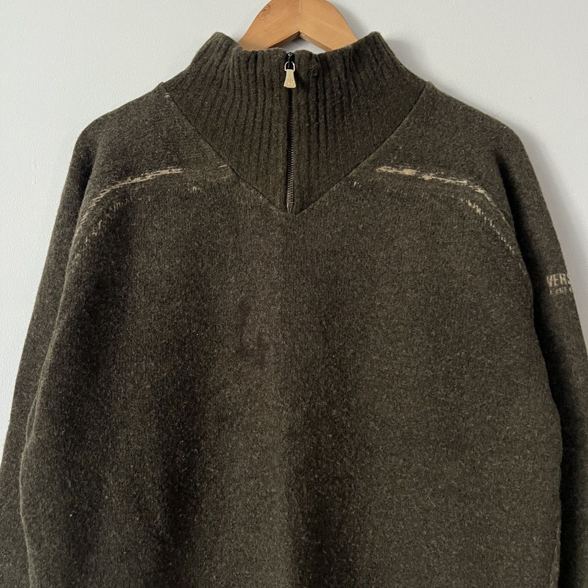 Versace Jeans Couture Versace Jeans Couture Wool 1/4 zip Mens Size US L / EU 52-54 / 3 - 4 Thumbnail