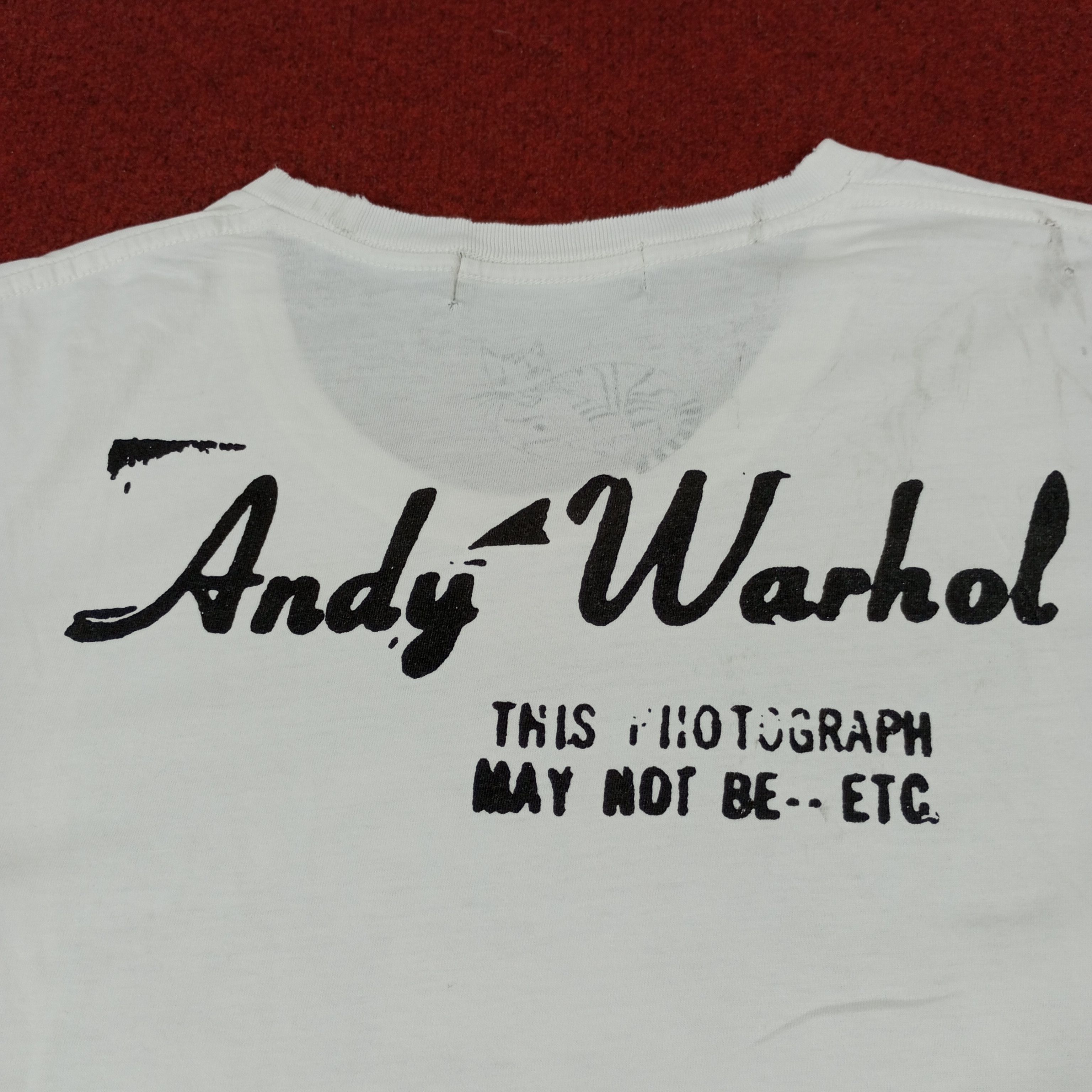 Andy Warhol × Hysteric Glamour × Vintage Andy Warhol X Hysteric Glamour Japanese Brand Tshirt Size US S / EU 44-46 / 1 - 4 Thumbnail