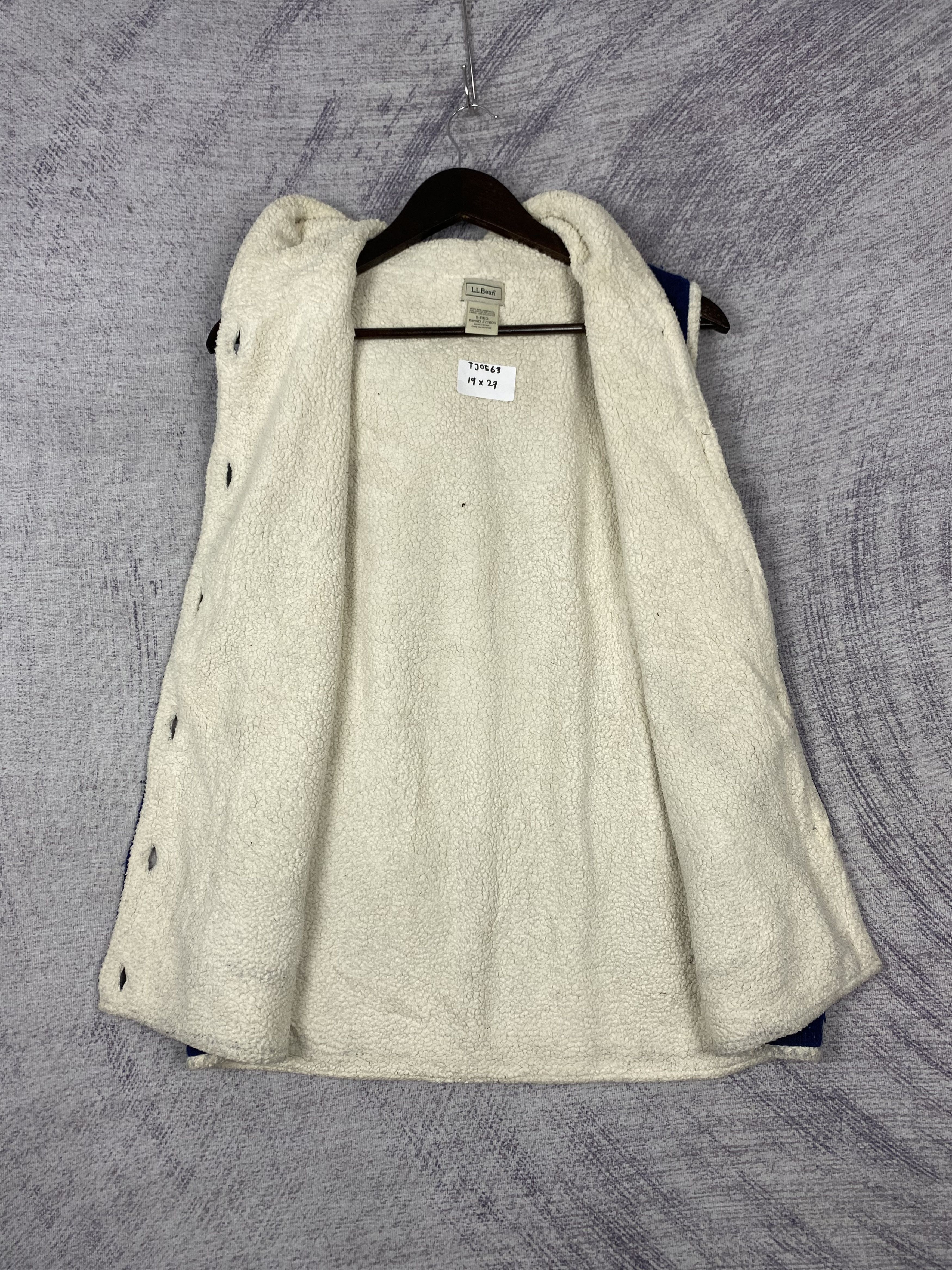 L.L. Bean Vintage L.L Bean Fleece Lining Hoodie Button Vest Size US S / EU 44-46 / 1 - 4 Thumbnail