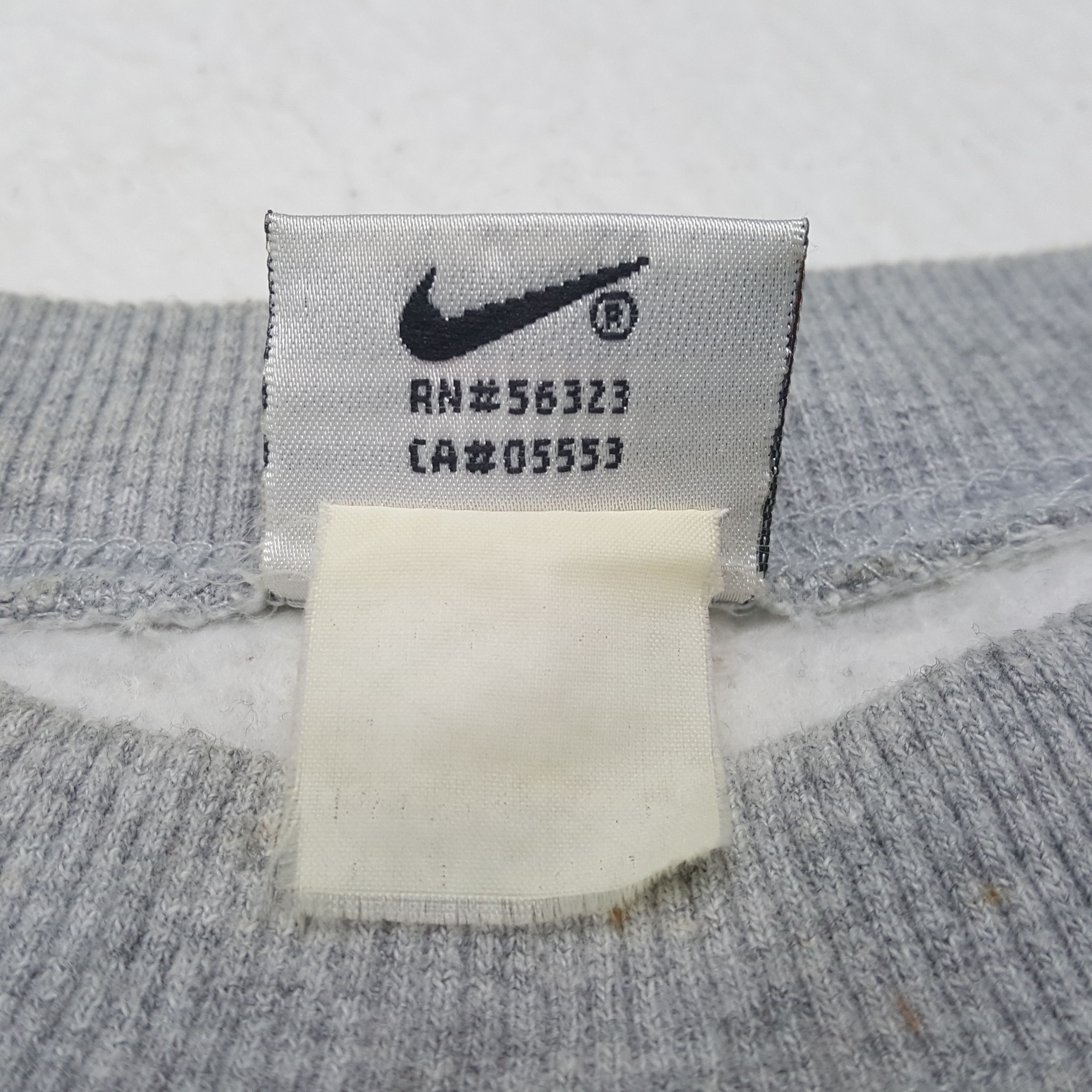 Nike × Vintage Vintage NIKE Swoosh Big Design Sweatshirt C283N28 Size US L / EU 52-54 / 3 - 5 Thumbnail