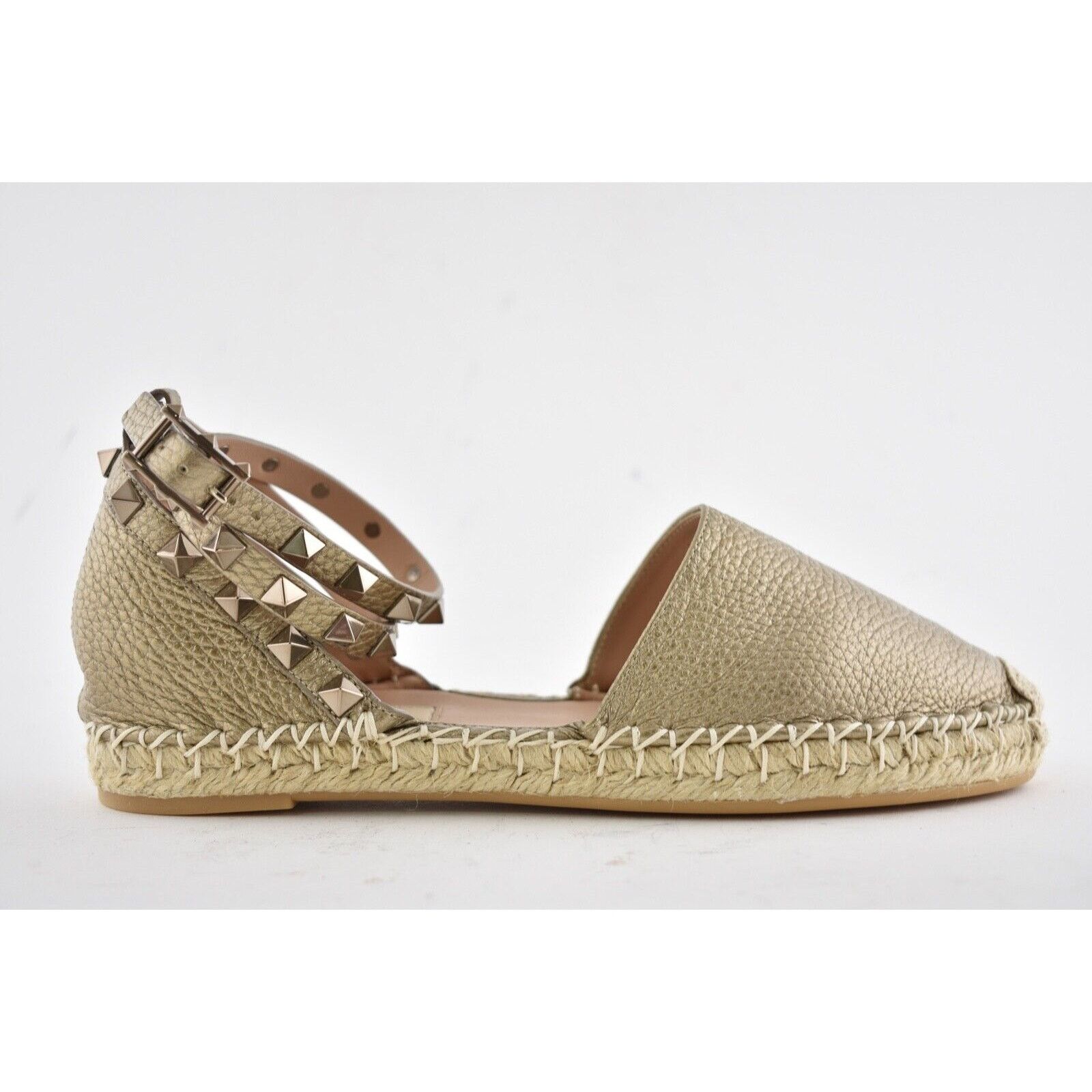 Valentino Valentino Rockstud Skin Metallic Wrap Around Stud Ankle Size US 11 / IT 41 - 4 Thumbnail
