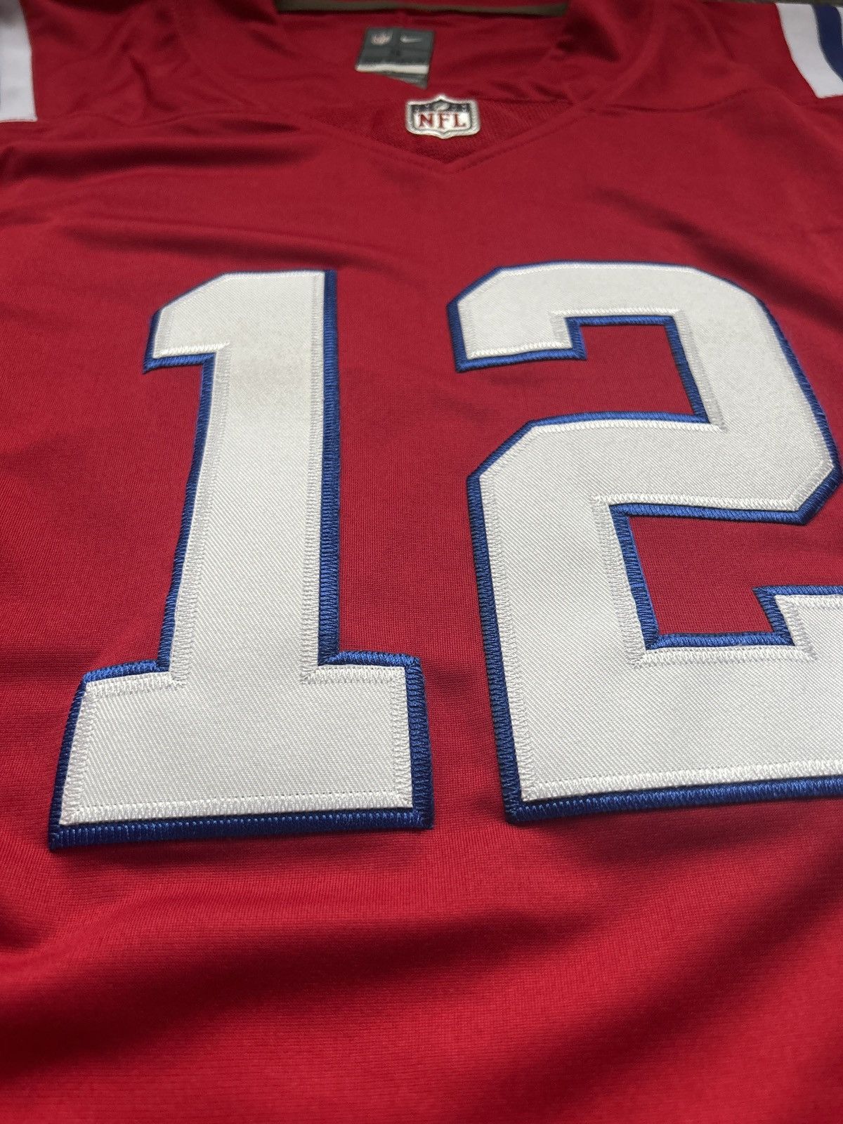 NFL Tom Brady Red Patriots Jersey Size US S / EU 44-46 / 1 - 2 Thumbnail