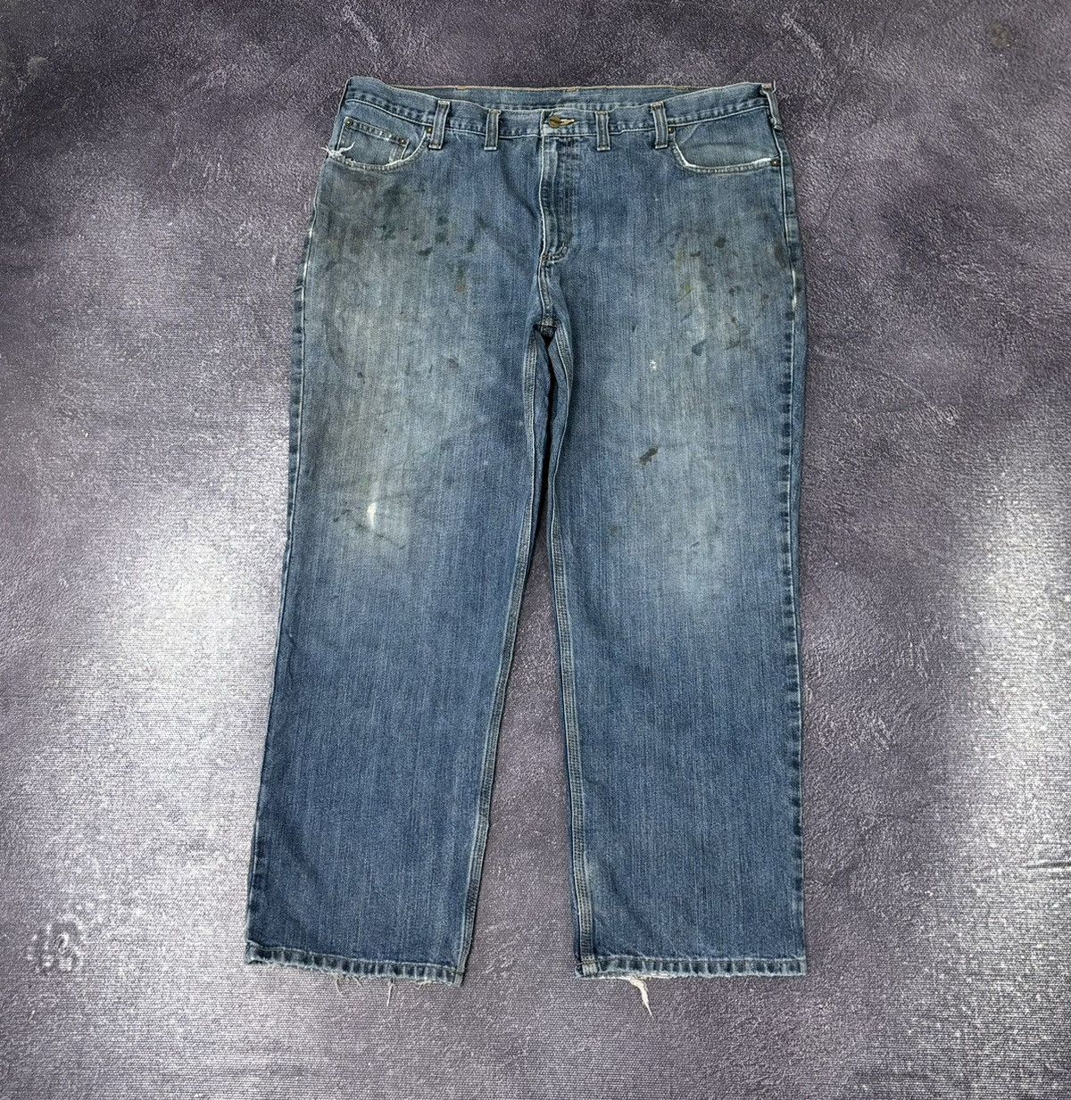 Carhartt Vintage Carhartt Y2K Work USA Hype Denim Baggy Jeans Size US 44 / EU 60 - 2 Thumbnail