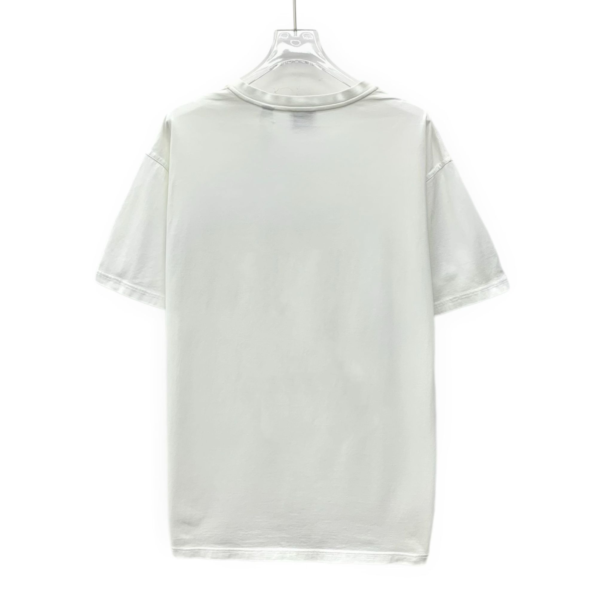 Burberry BURBERRY White Cotton T-Shirt With Nova Check Pocket Size M Size US M / EU 48-50 / 2 - 7 Thumbnail