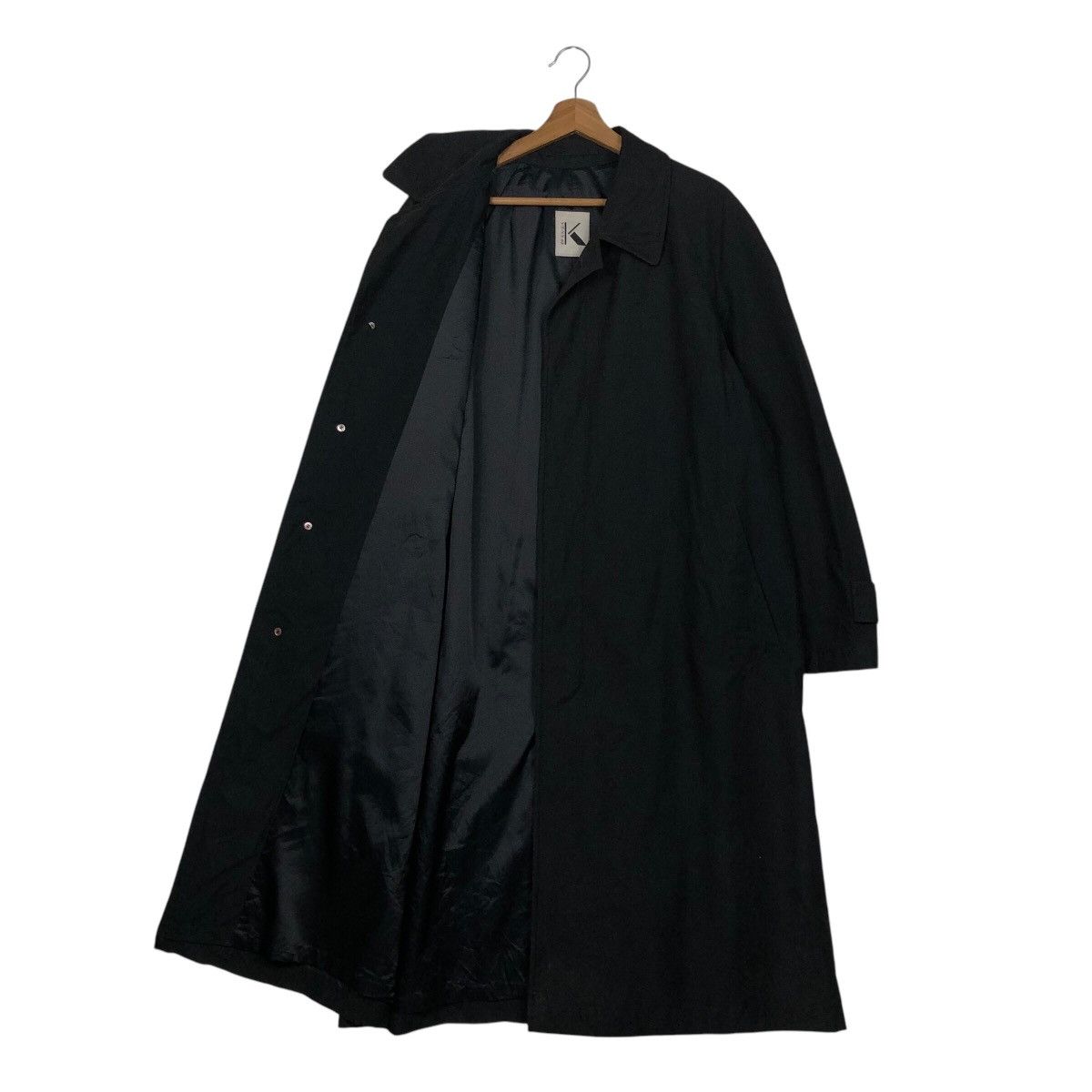Issey Miyake 📌Rich Black - Vintage Long Jacket Of Krizia Japan Made Size US M / EU 48-50 / 2 - 14 Thumbnail
