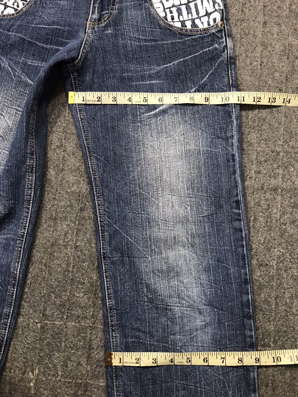 Japanese Brand Back & Forth Denim Jeans Double Waist Fits Size 28 29 Size US 28 / EU 44 - 10 Thumbnail