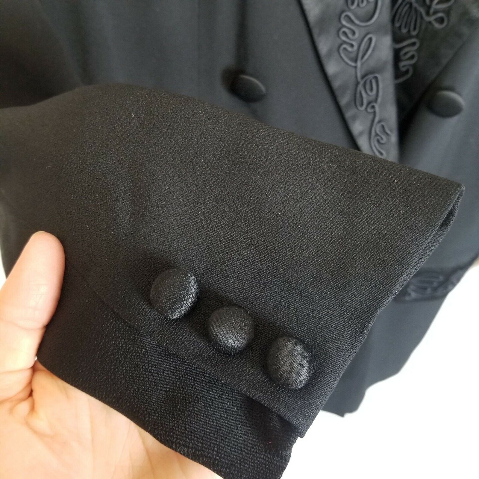 Vintage Vintage Daymor Couture Womens Blazer Evening Holiday 16 Size XXL / US 16-18 / IT 52-54 - 4 Thumbnail