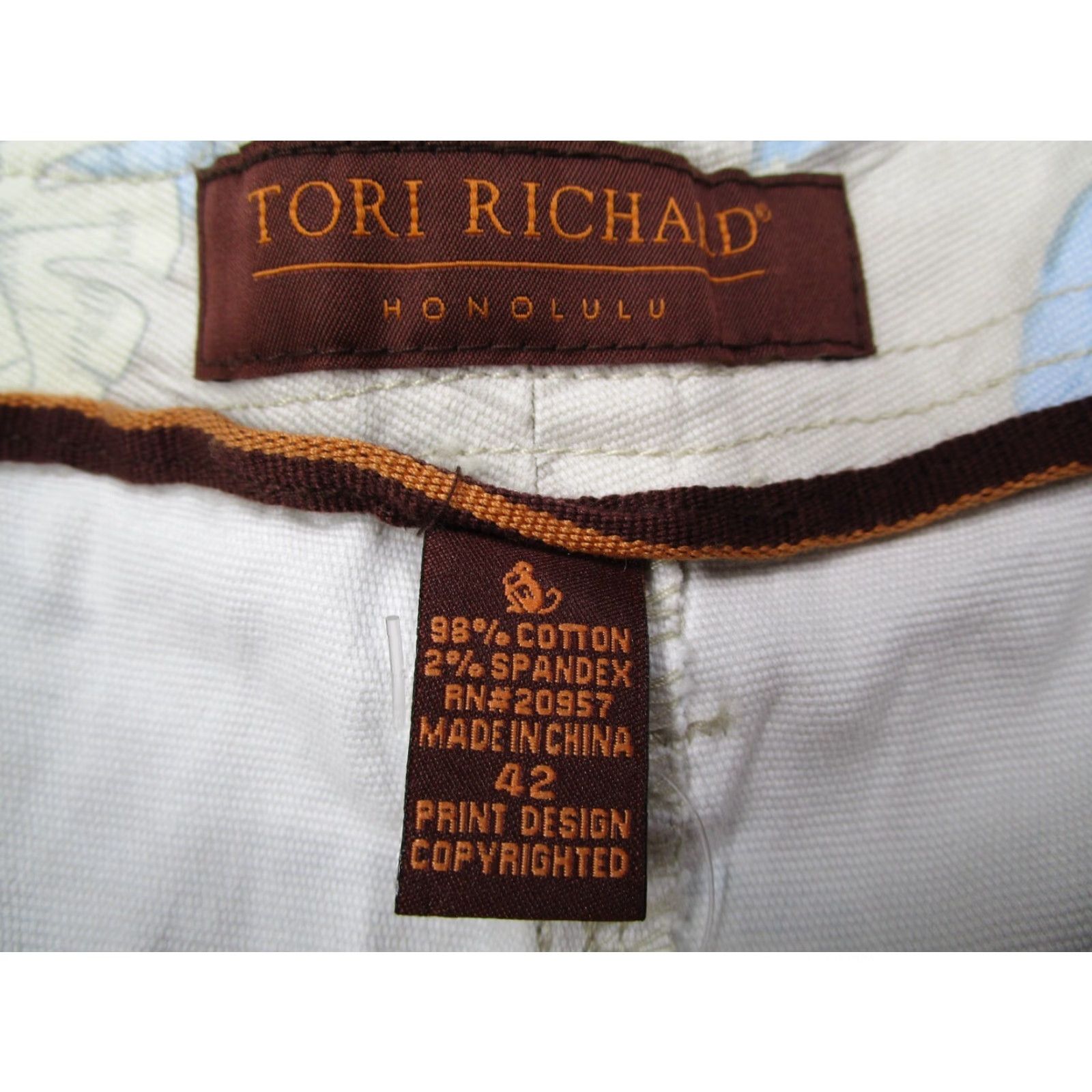 Tori Richard Tori Richard Shorts Mens 42 Gray Ape Escape 10" Casual Walk Golf Travel Resort Size US 42 / EU 58 - 2 Thumbnail