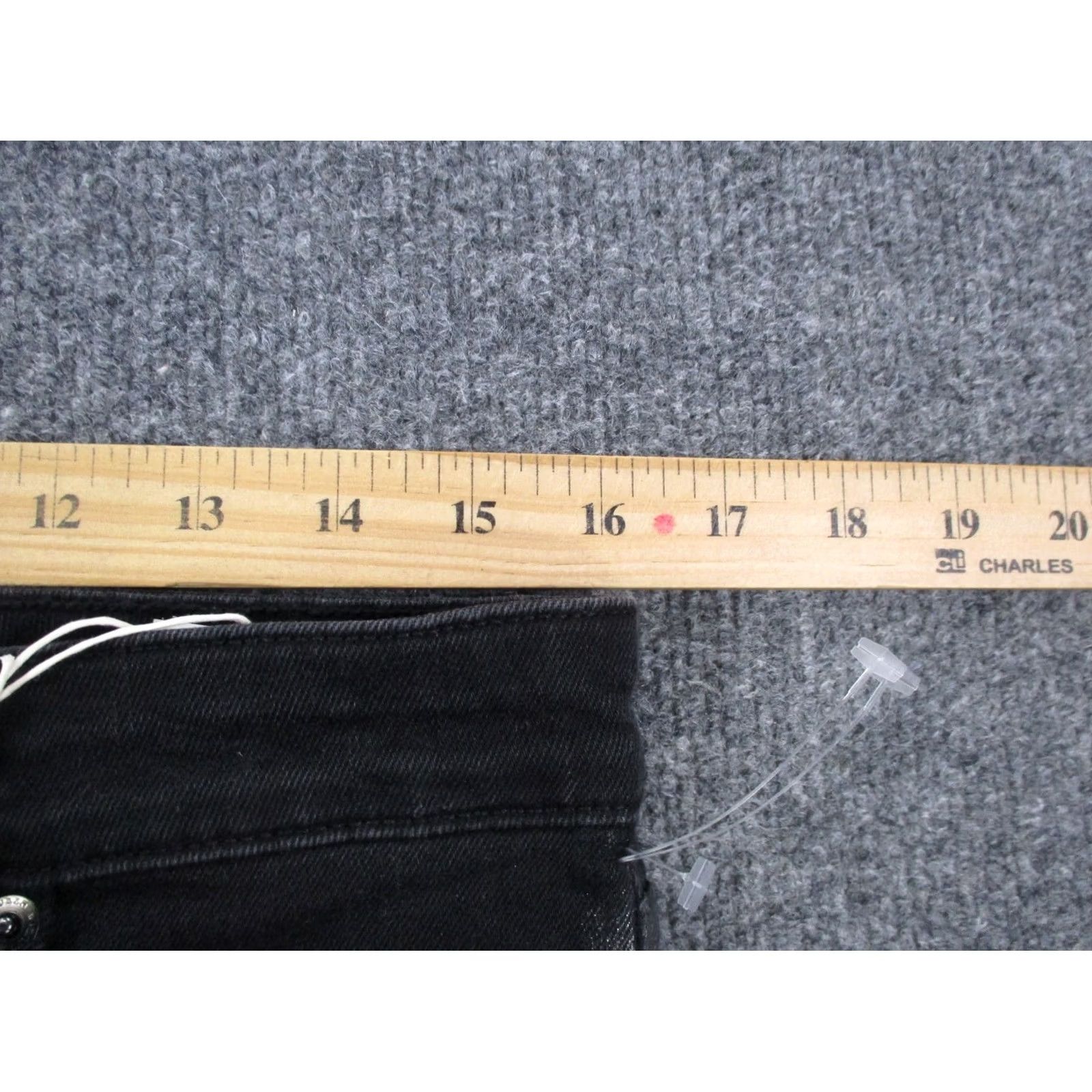 Ralph Lauren Ralph Lauren Jeans Womens 10 Denim Premier Straight Authentic Stretch Casual NEW Jeans Womens 10 Black Denim Straight Stretch Pockets 32W 28Inseam Size 24" / US 00 / IT 34 - 6 Thumbnail