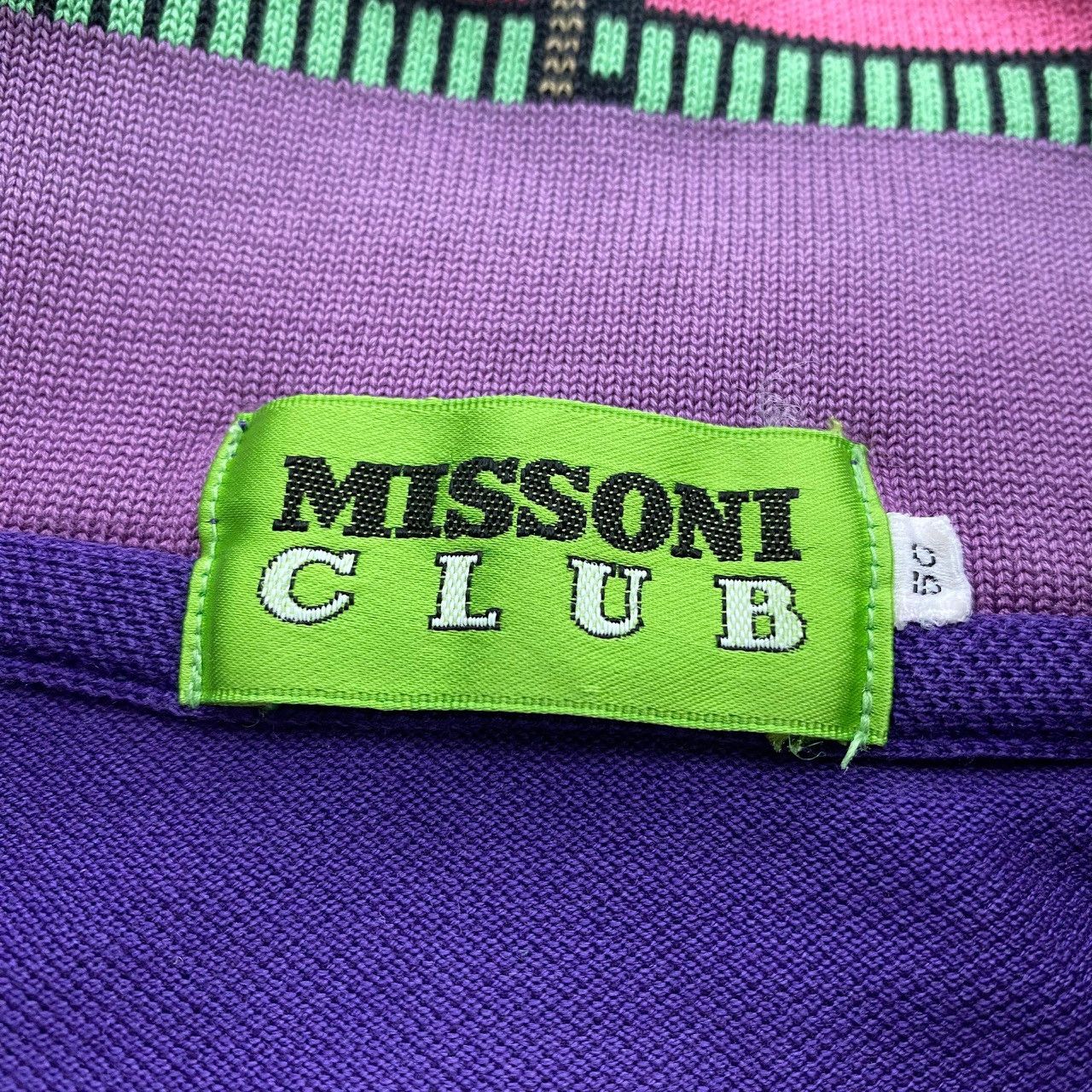 Missoni Vintage 90s MISSONI Club Polos Embroidered Logo Size US L / EU 52-54 / 3 - 5 Thumbnail