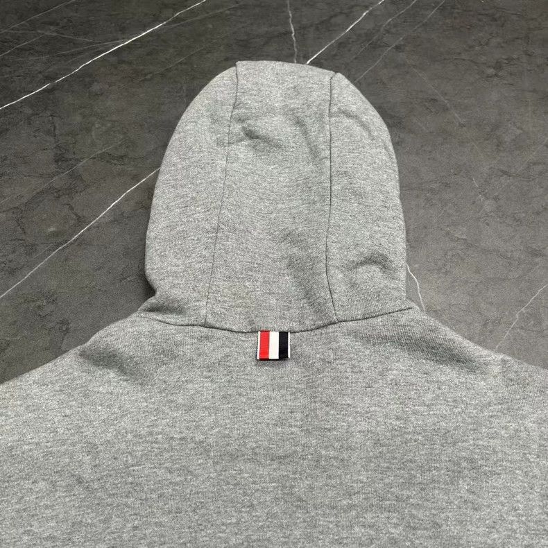 Thom Browne Thom browne Gray four-bar zipper jacket 2504-Nextarrow Size US XL / EU 56 / 4 - 6 Thumbnail