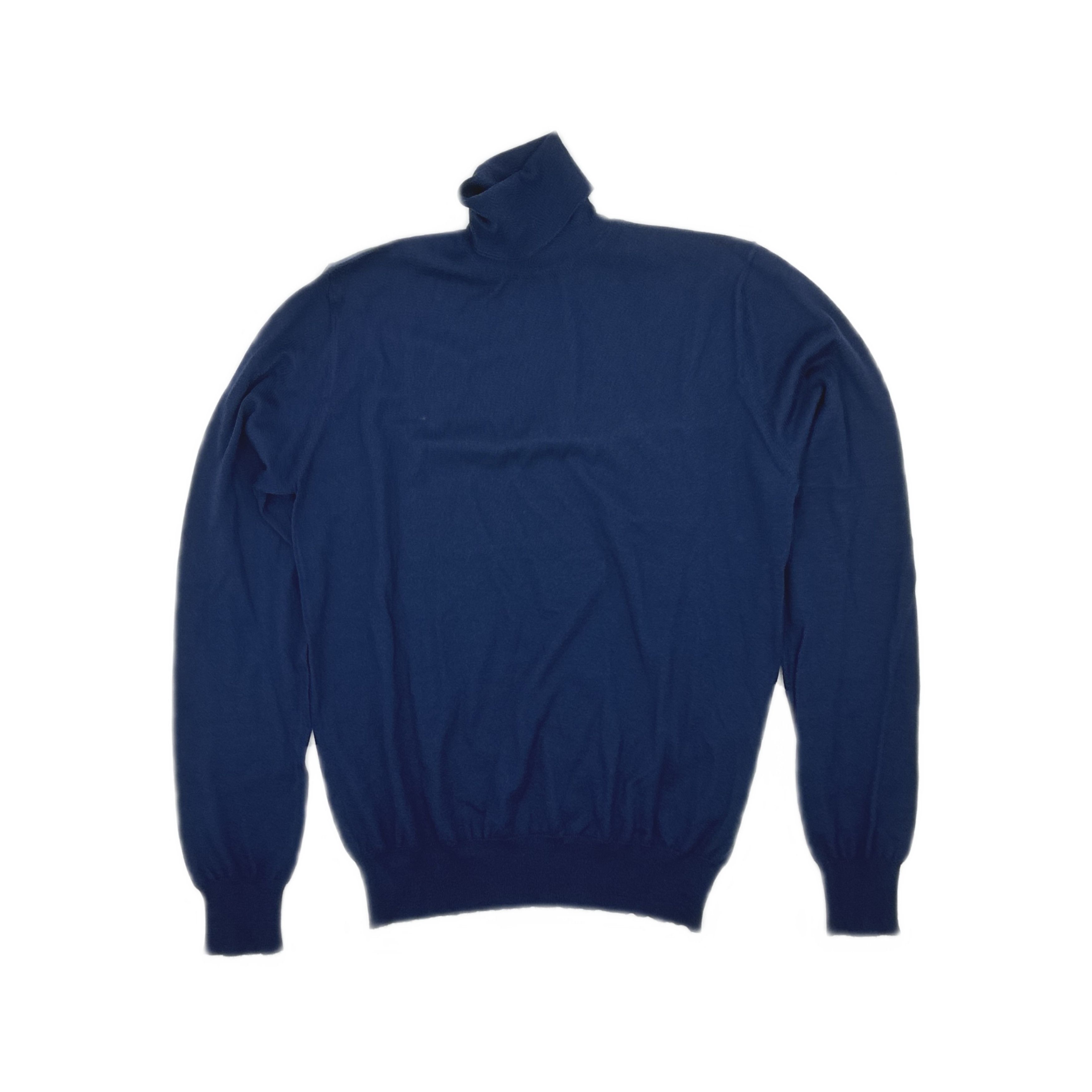 Prada Prada Blue Turtleneck Sweater Size M Size US M / EU 48-50 / 2 - 1 Thumbnail